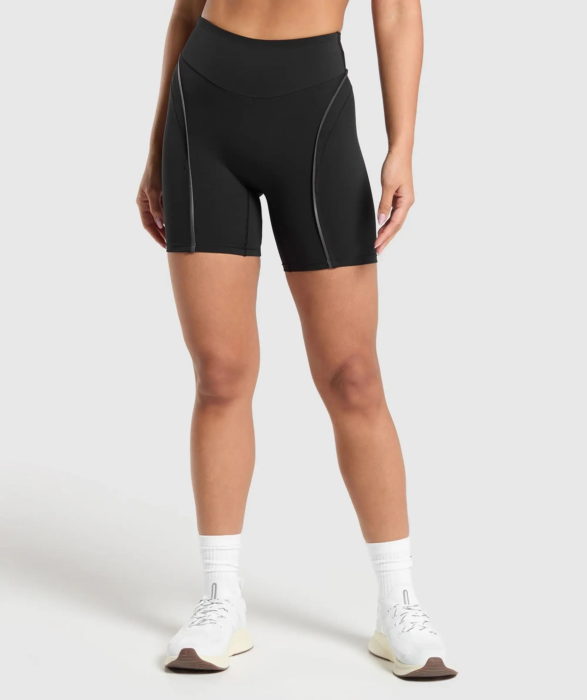 Gymshark Contour Shorts - Black/Metal Grey