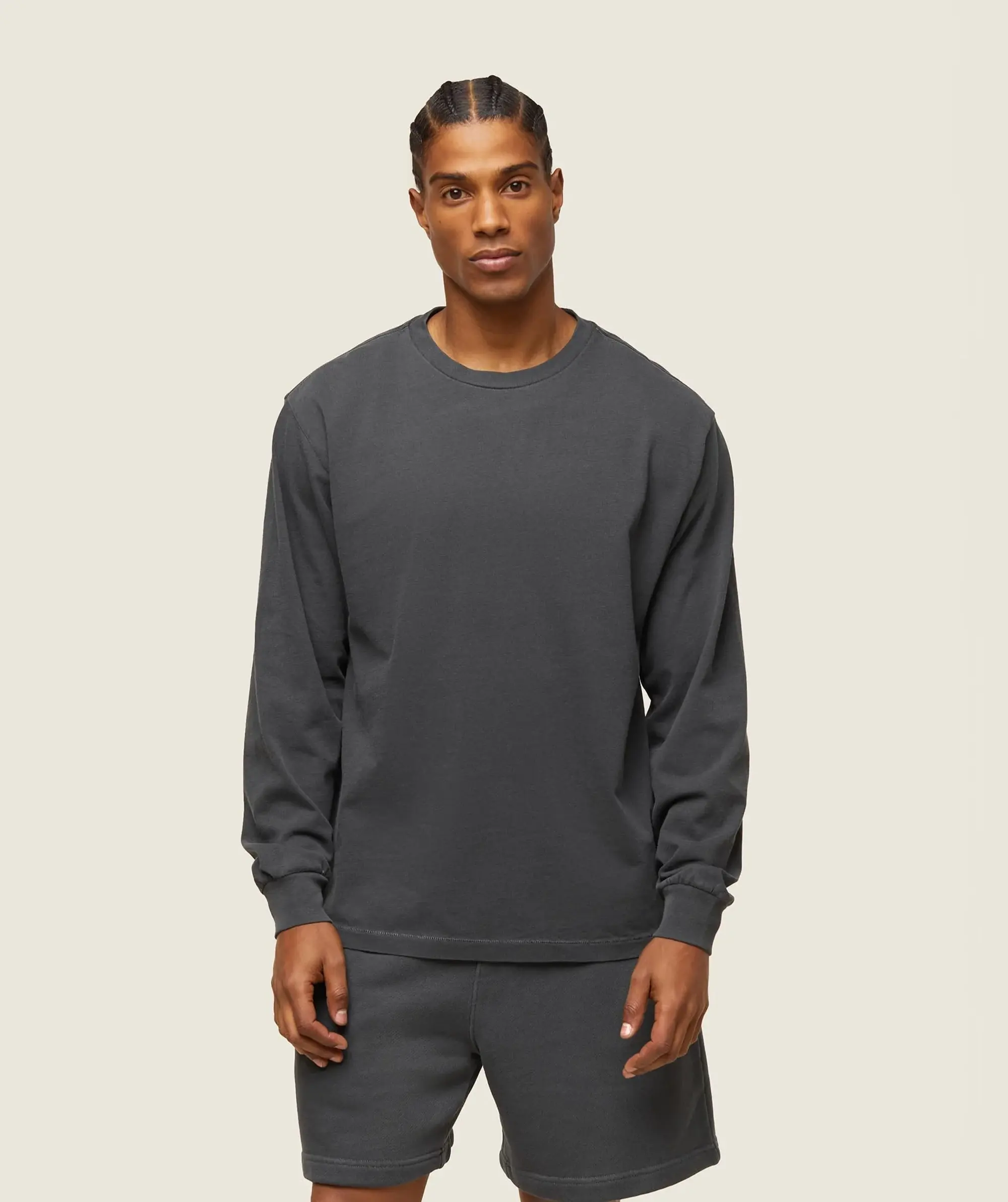 Gymshark everywear Relaxed Long Sleeve Tee - Black