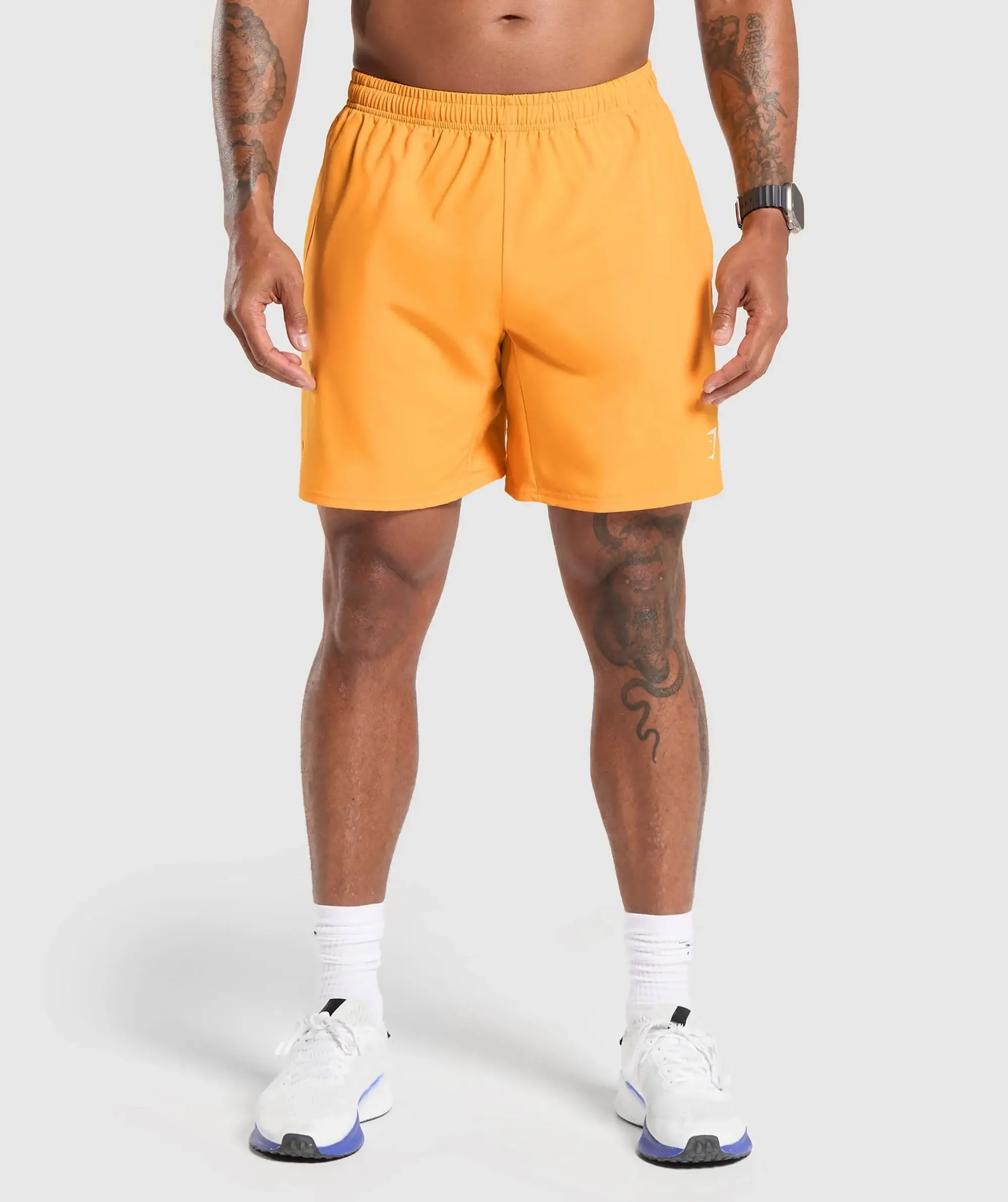 Gymshark Arrival 7 Shorts - Fitness Orange