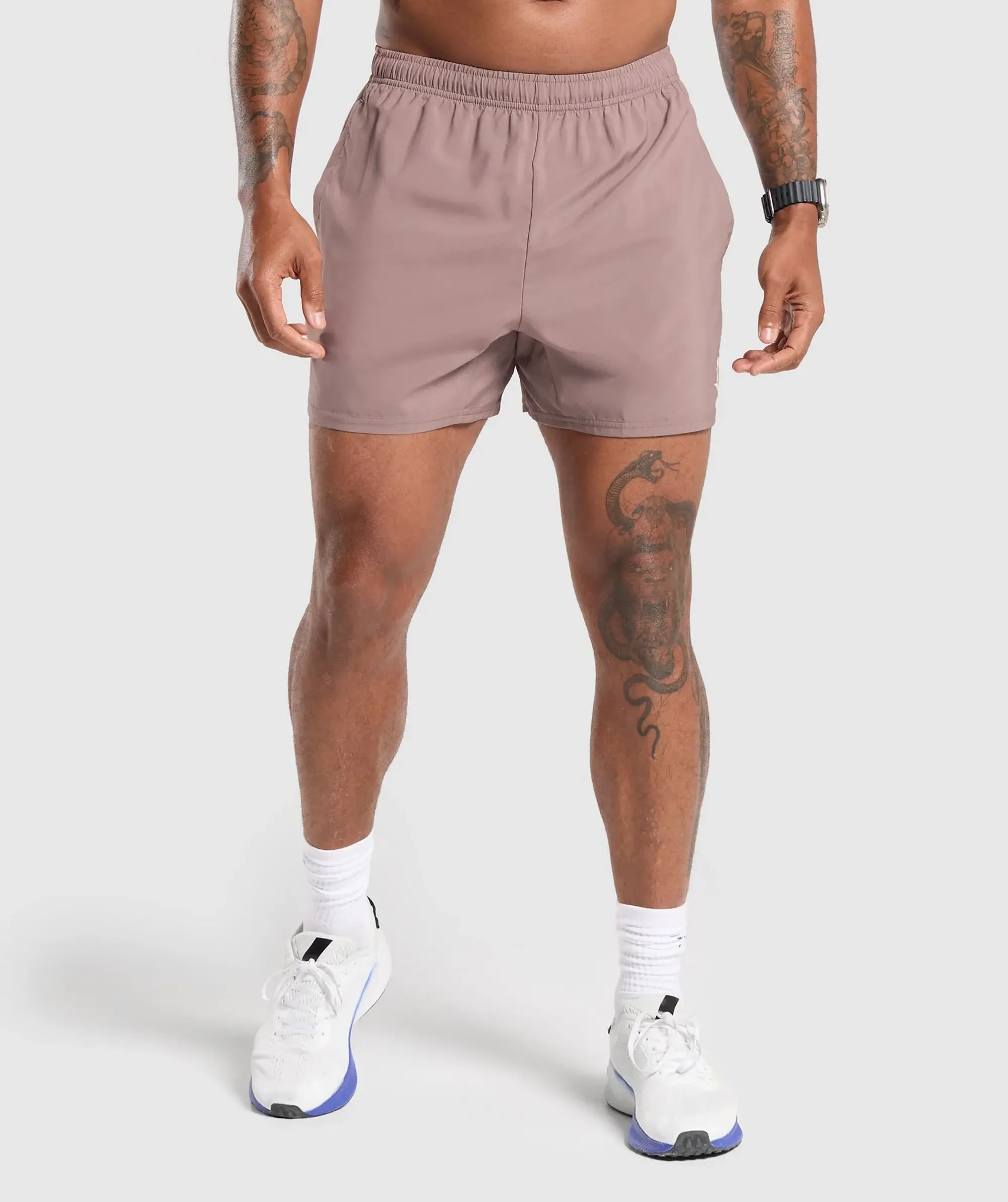 Gymshark Arrival 5 Shorts - Powder Mauve