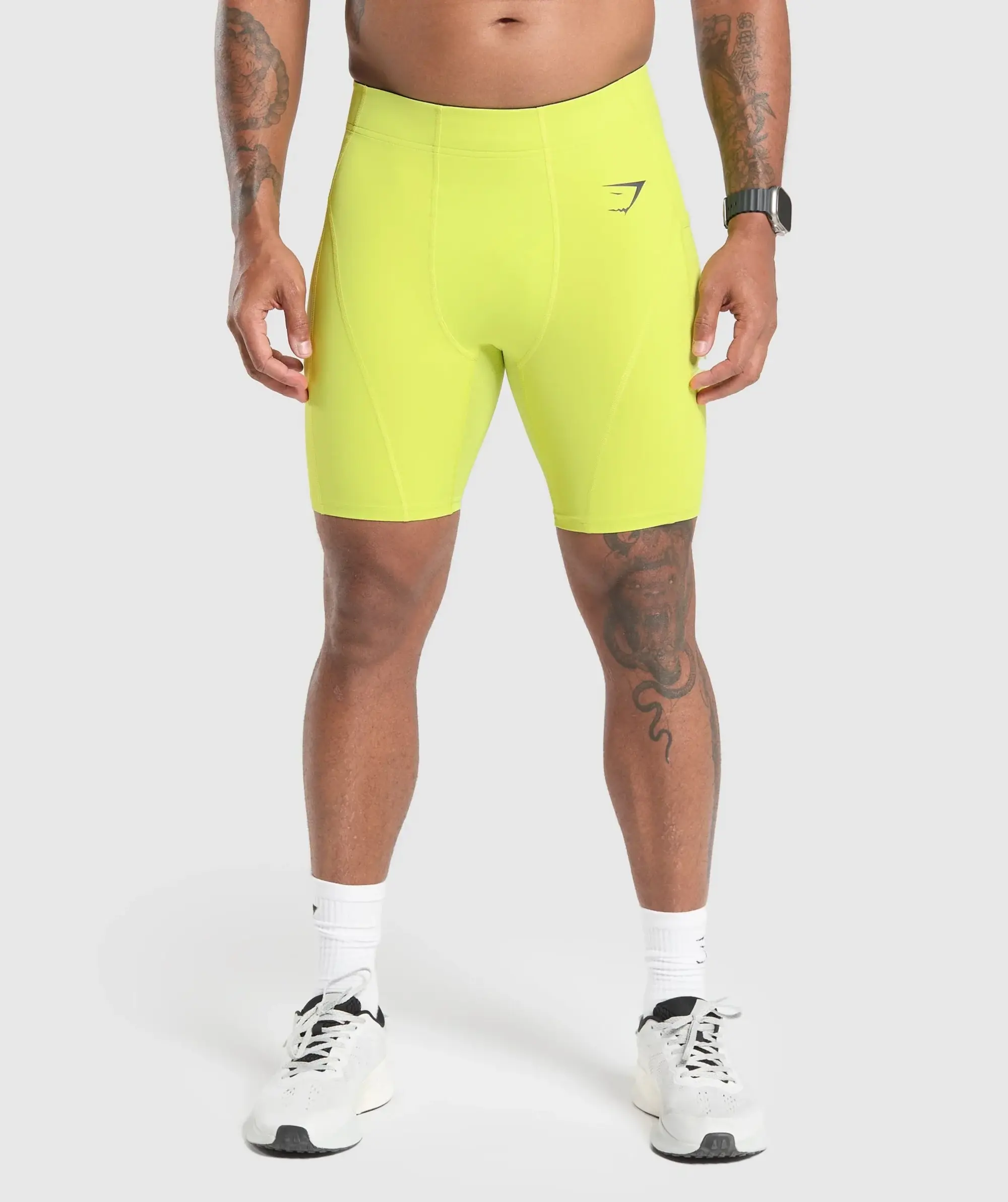 Gymshark Control Baselayer Shorts - Vivid Lime