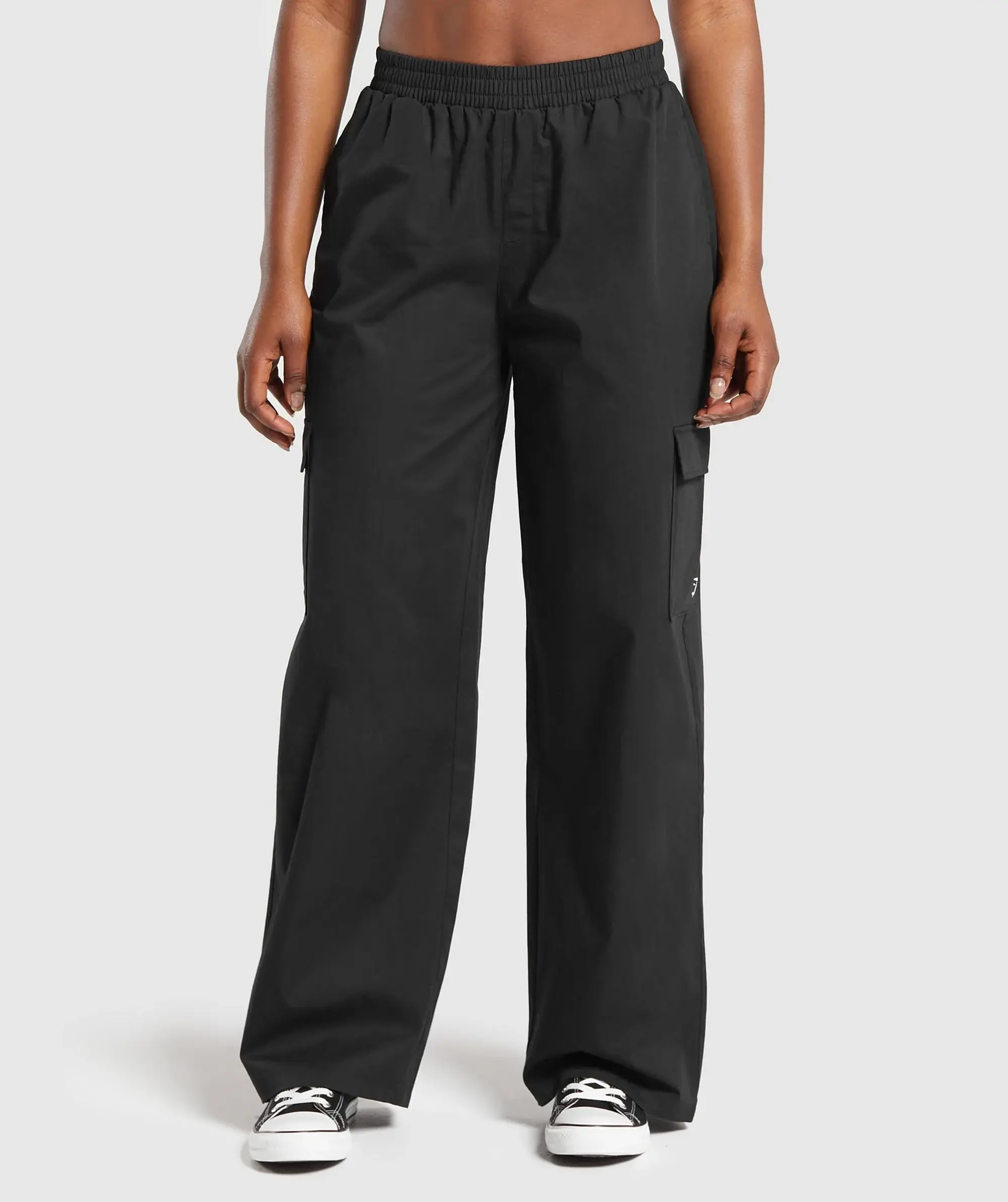 Gymshark Cotton Cargo Pants - Black