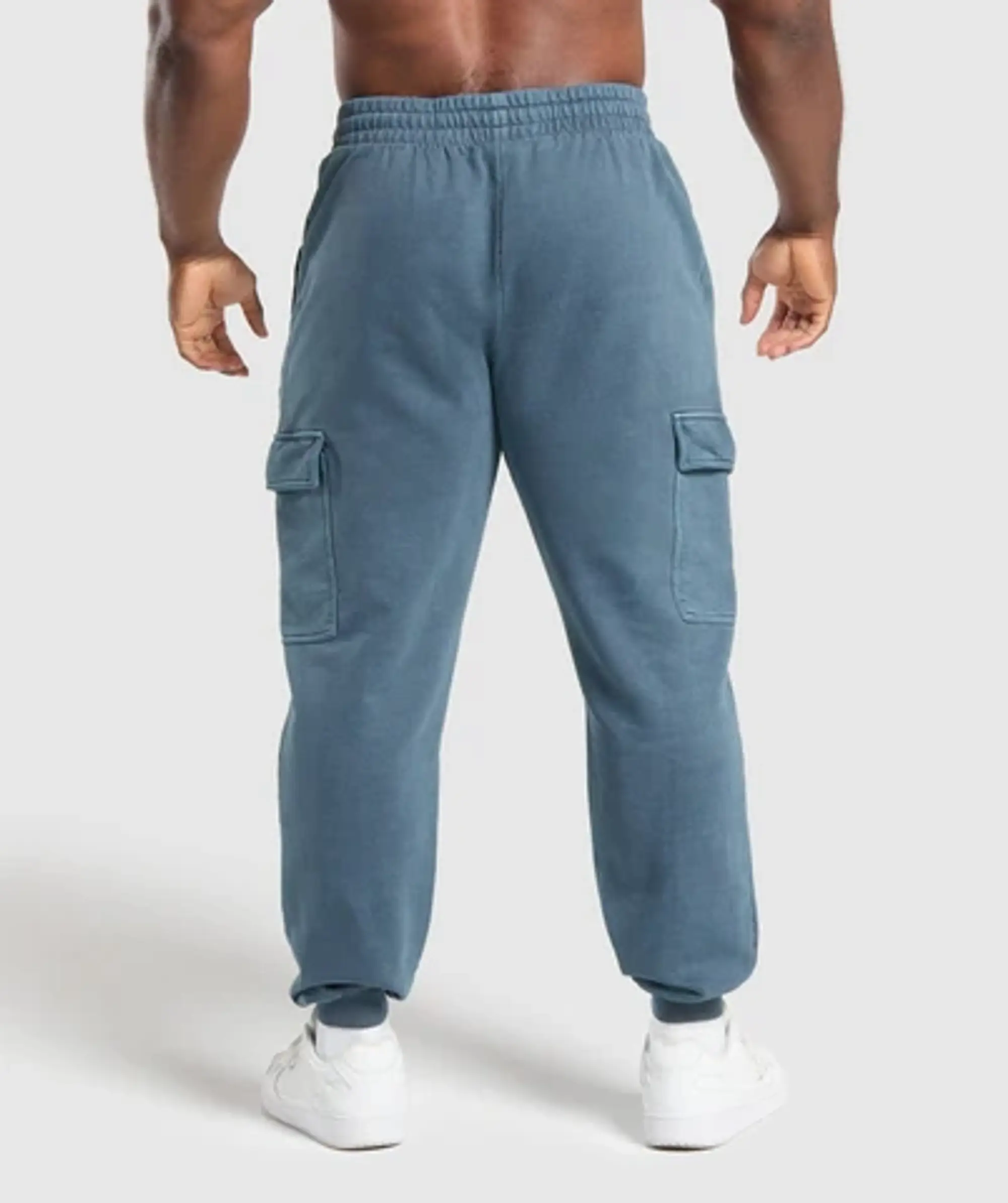 Gymshark Premium Legacy Cargo Pants - Cargo Blue