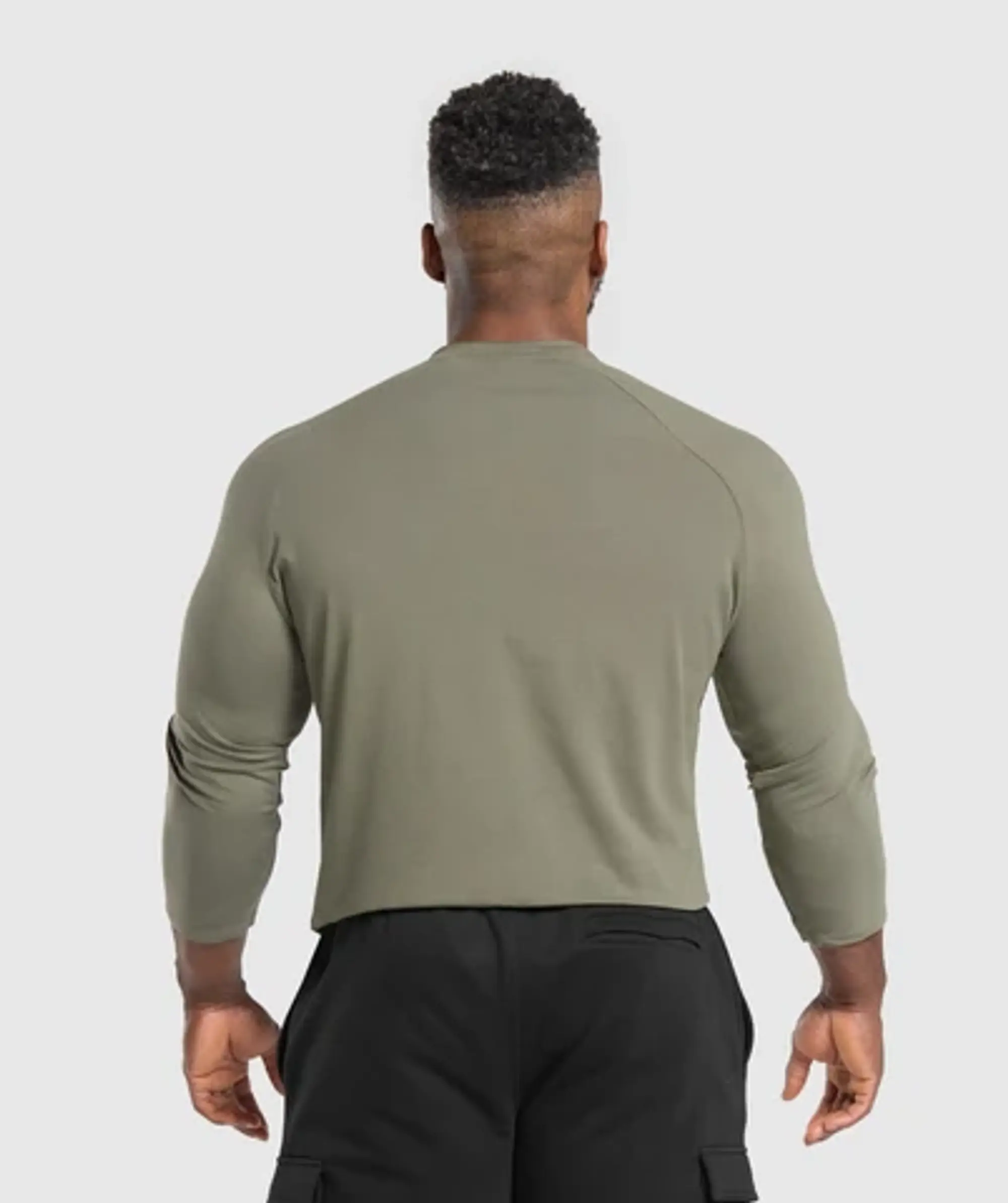 Gymshark Legacy Henley - Base Green