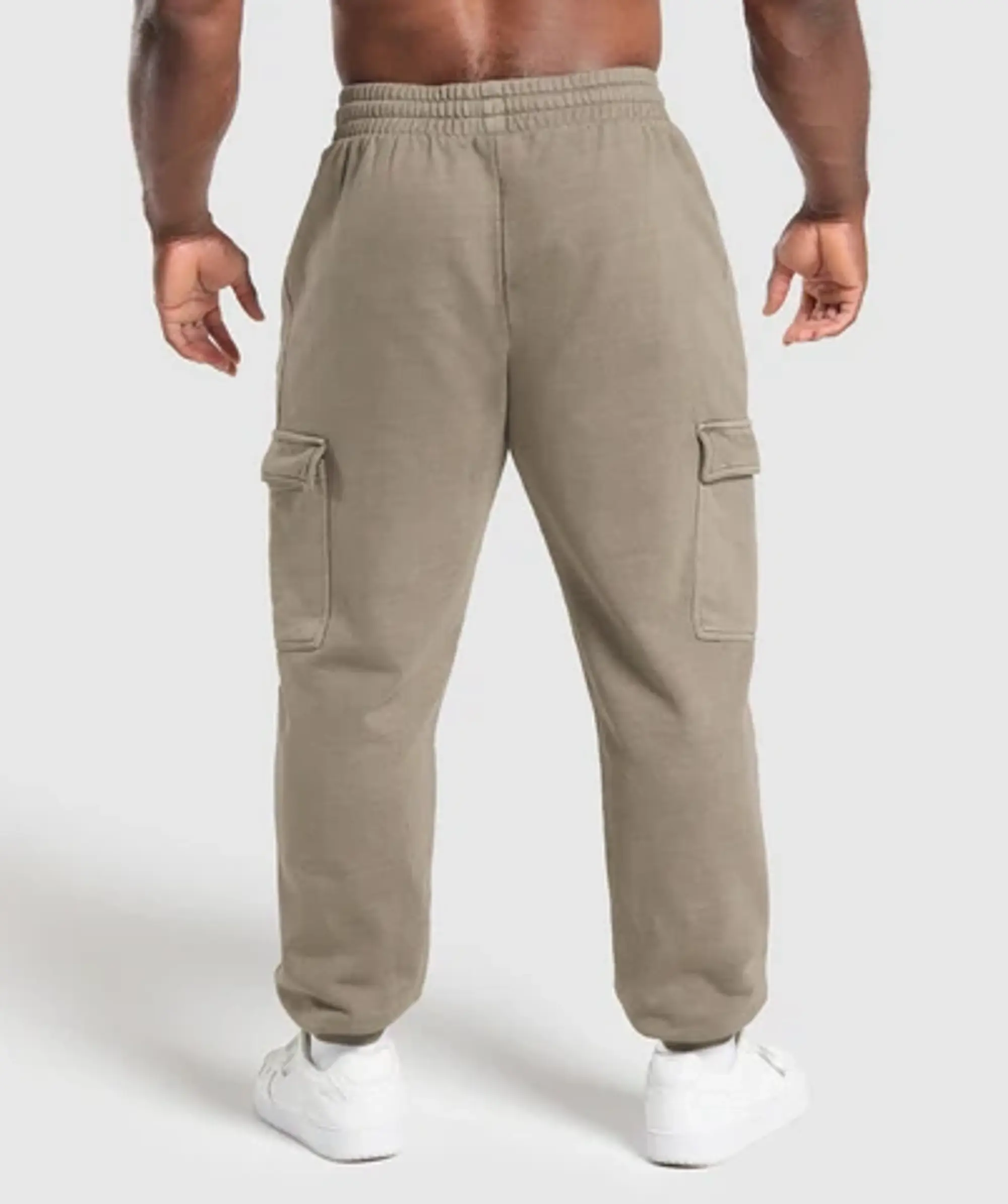 Gymshark Premium Legacy Cargo Pants - Camo Brown