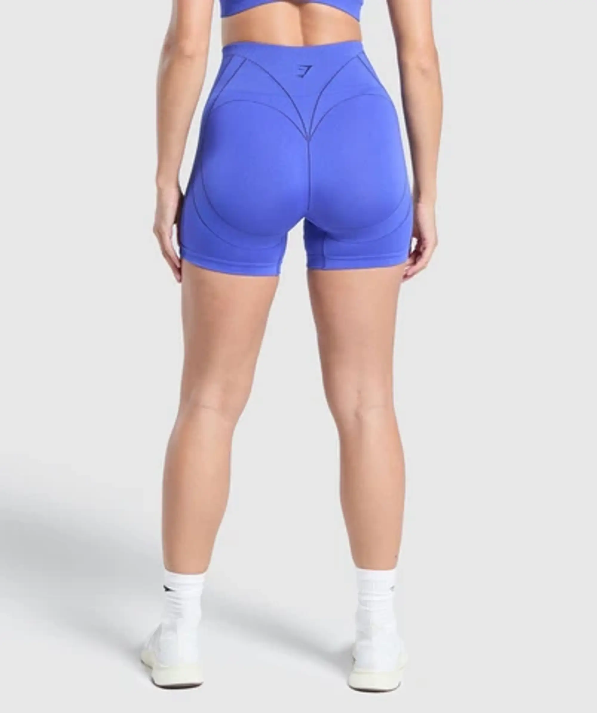 Gymshark Apex Contrast Shorts - Force Blue/Heavy Blue