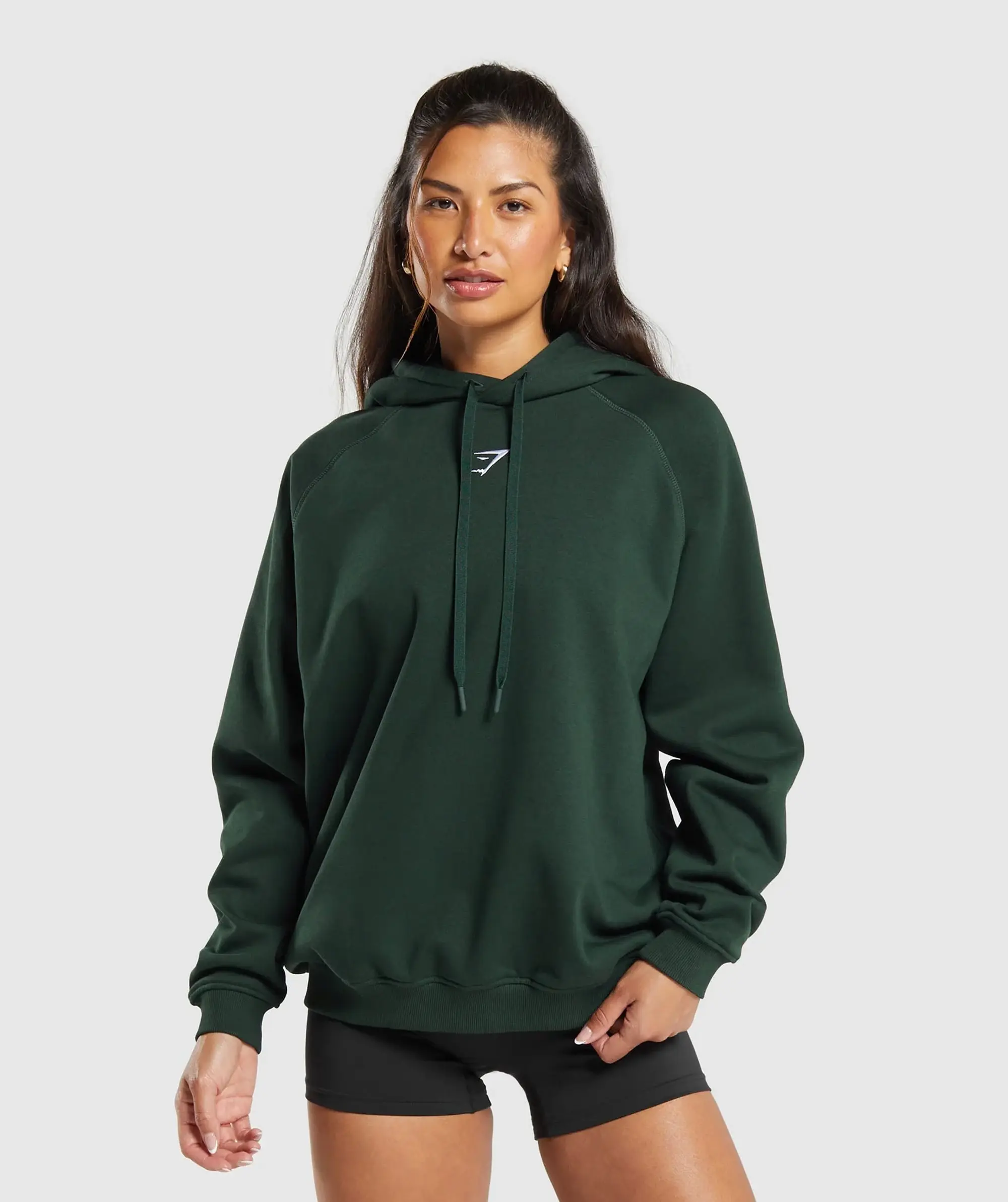 Gymshark Training Oversized Fleece Hoodie - Victory Green