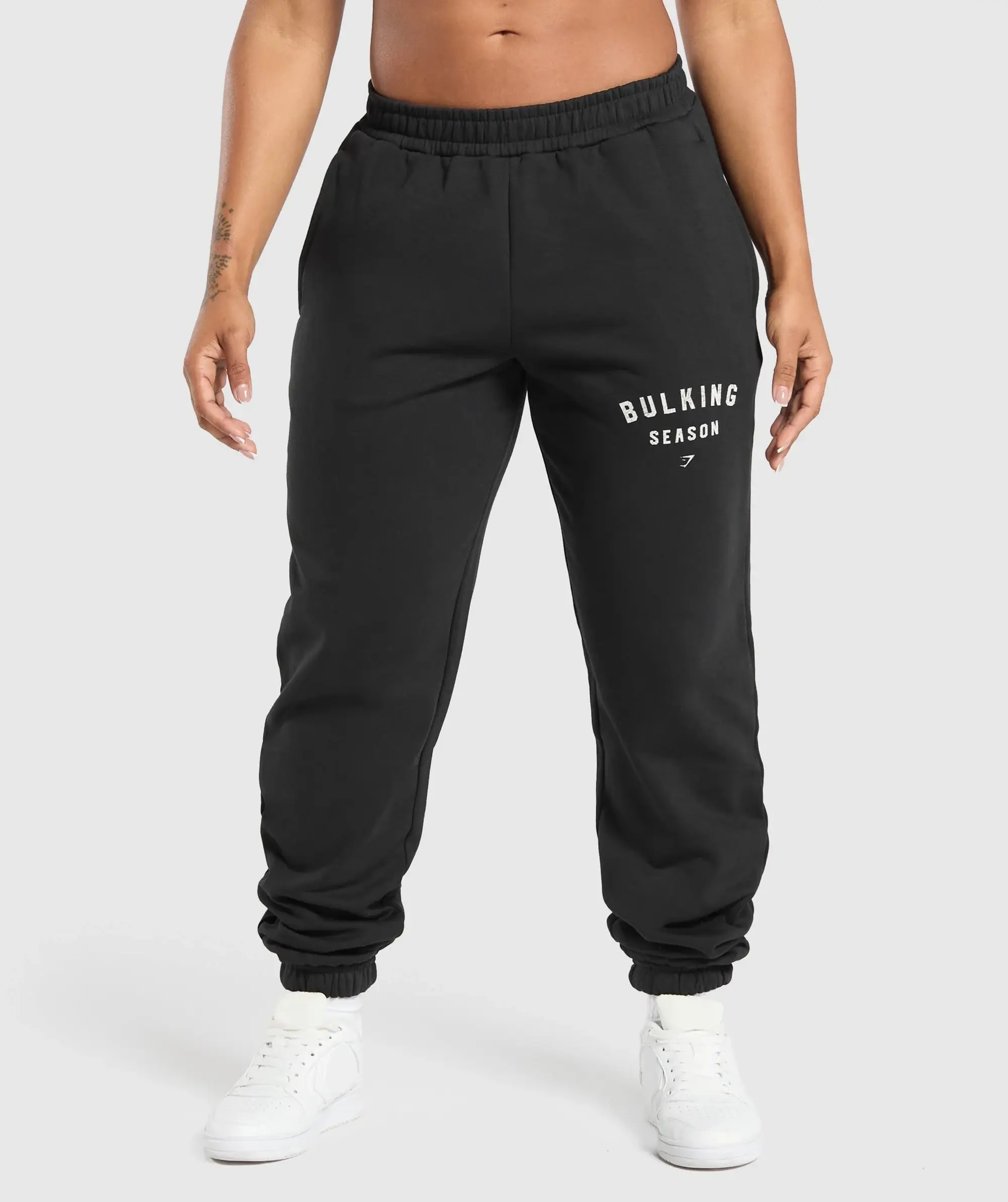 Gymshark Bulking Season Brushed Joggers - Black