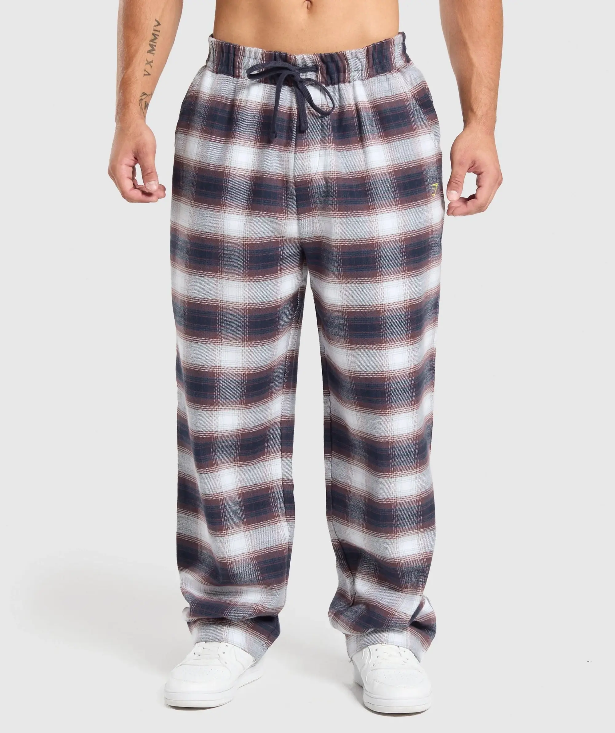 Gymshark Flannel Pants - Heavy Blue