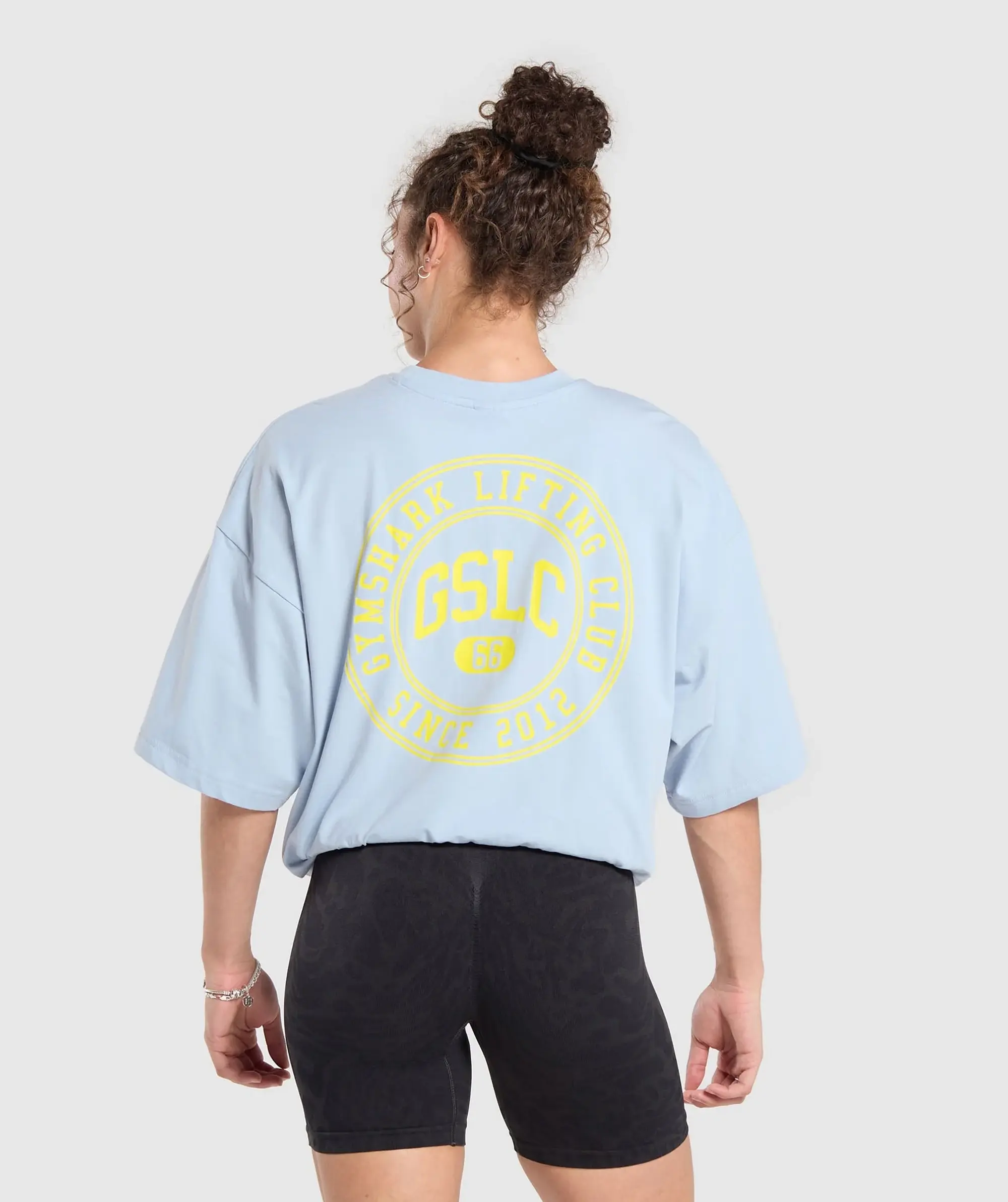 Gymshark GSLC Weight Graphic T-Shirt - Silver Lilac