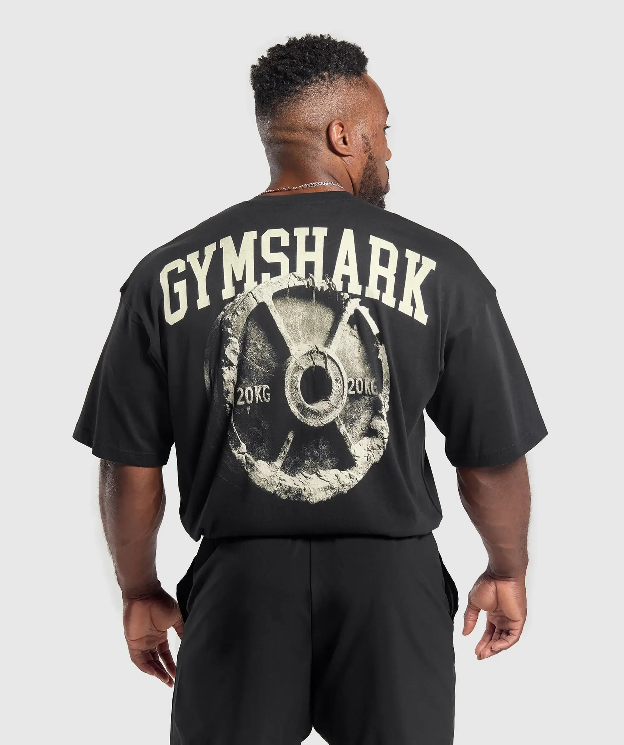 Gymshark Iron Plate T-Shirt - Black