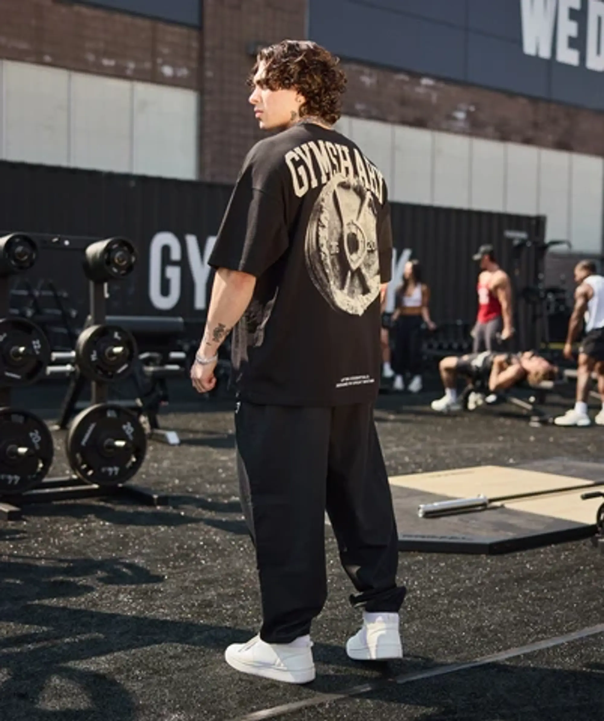 Gymshark Iron Plate T-Shirt - Black