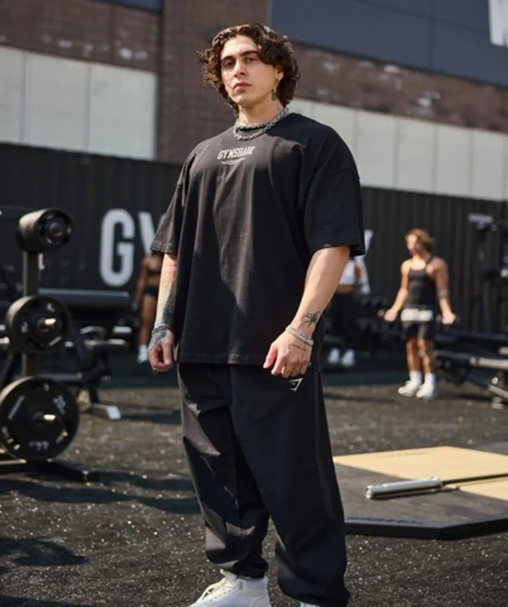 Gymshark Iron Plate T-Shirt - Black