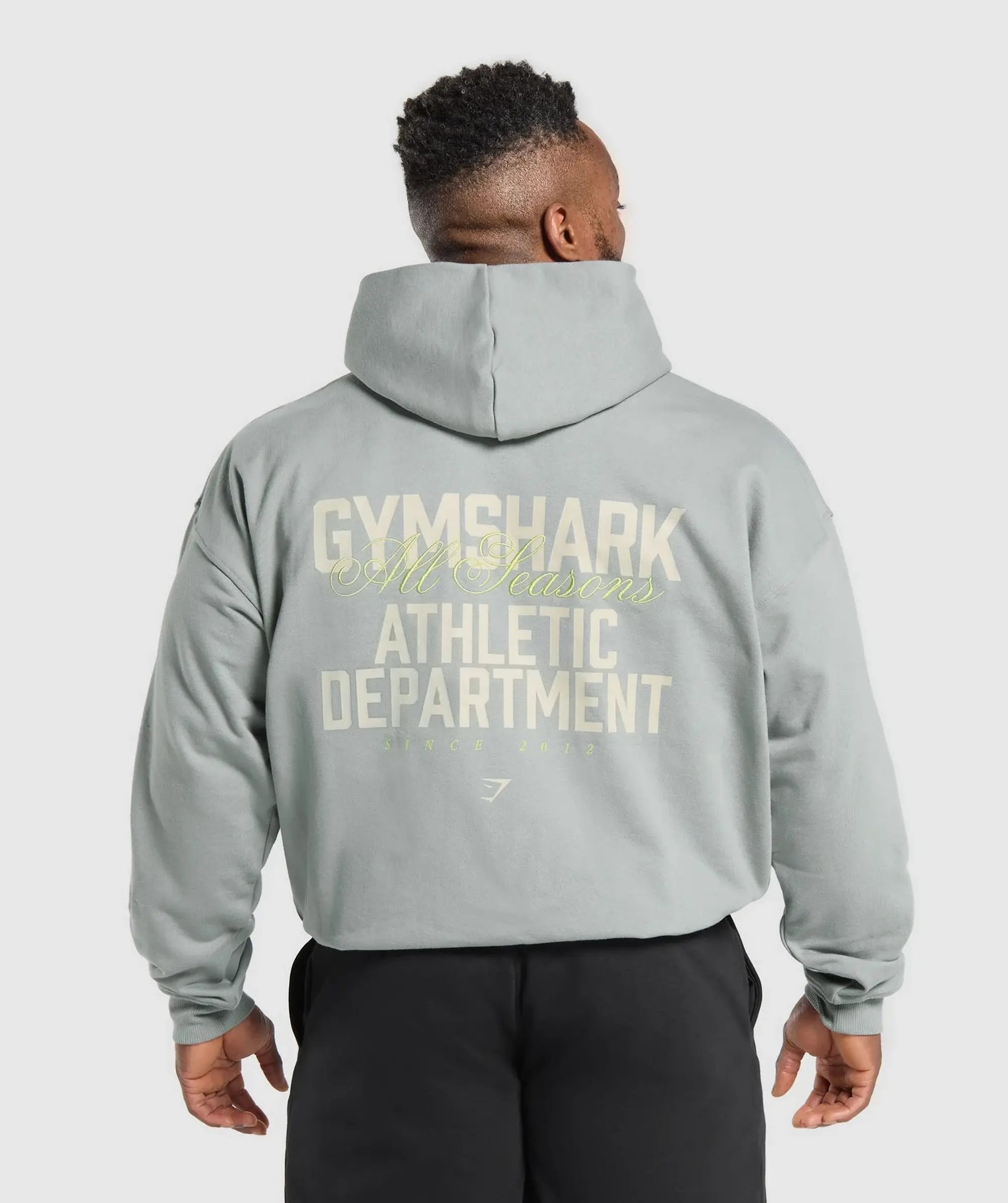 Gymshark Athletic Department Hoodie - Smokey Grey