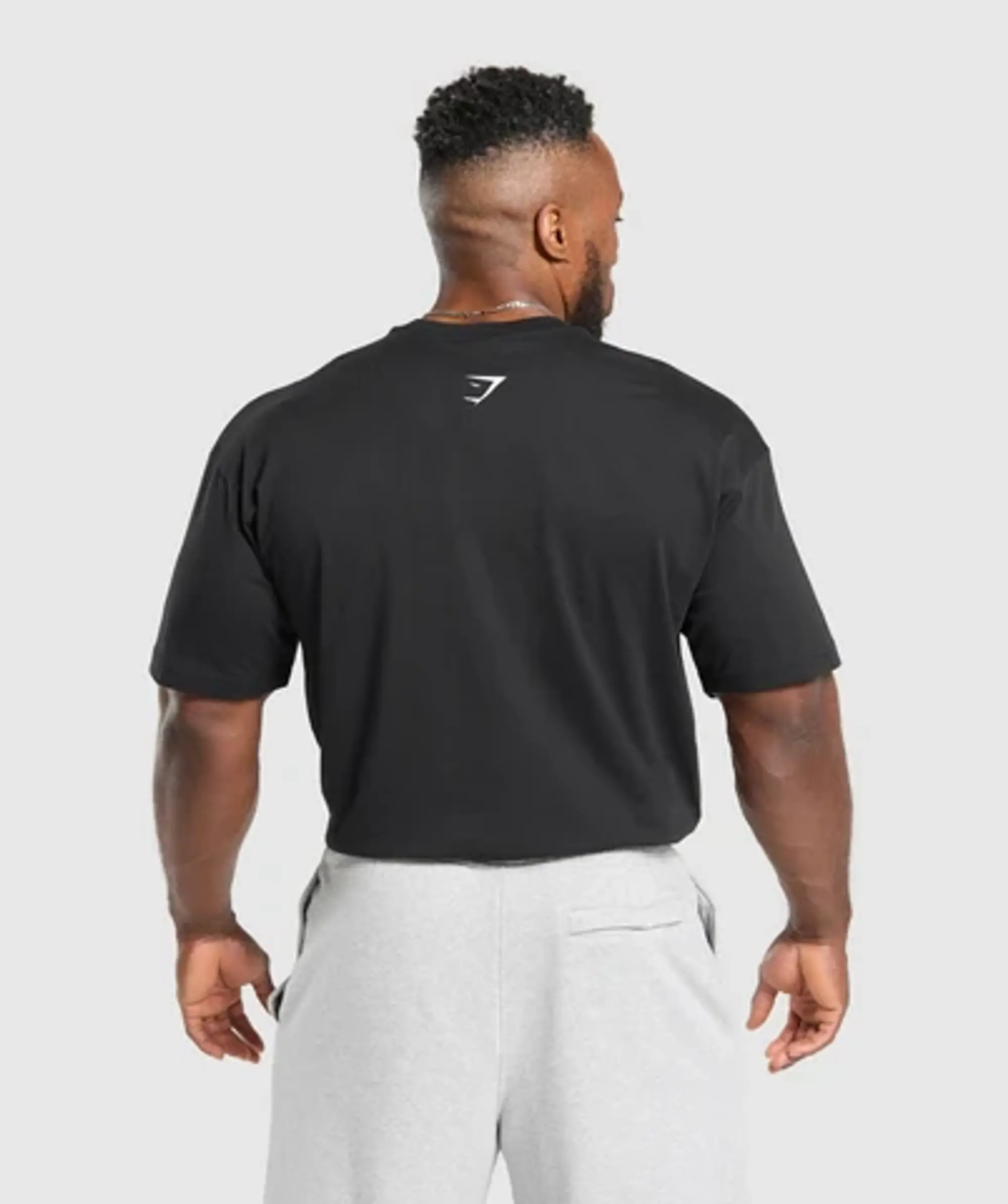 Gymshark XXL Graphic T-Shirt - Black