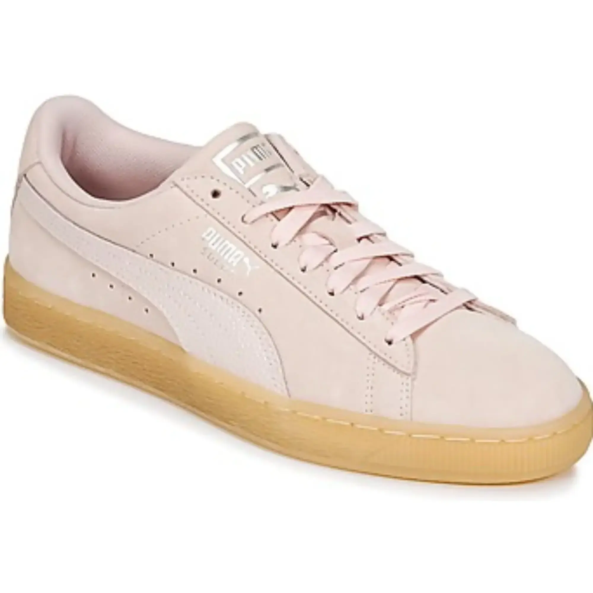 Puma  SUEDE CLASSIC BUBBLE W'S  women's Shoes (Trainers) in Pink