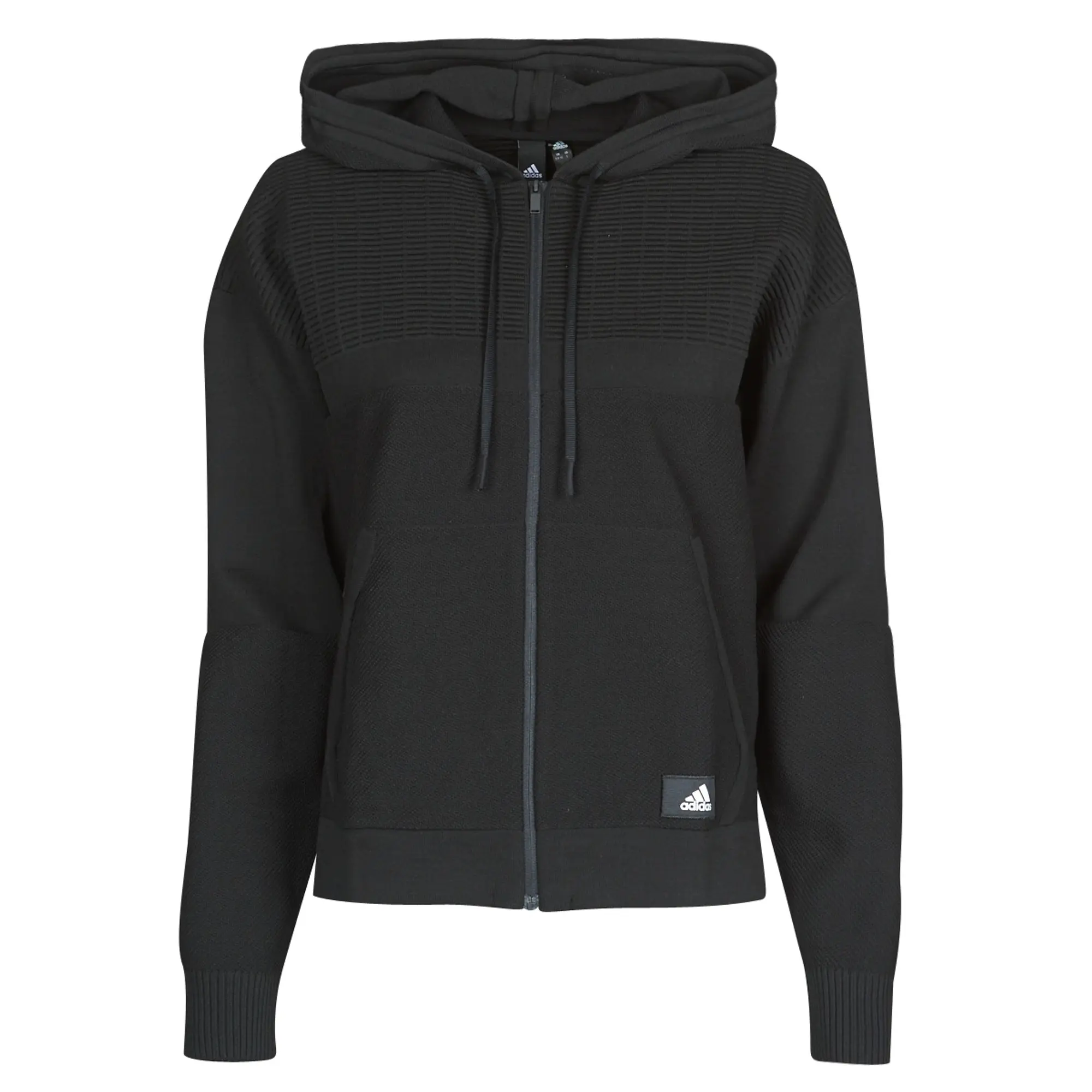 adidas  W Knit V Hoodie  women's Sweatshirt in Black