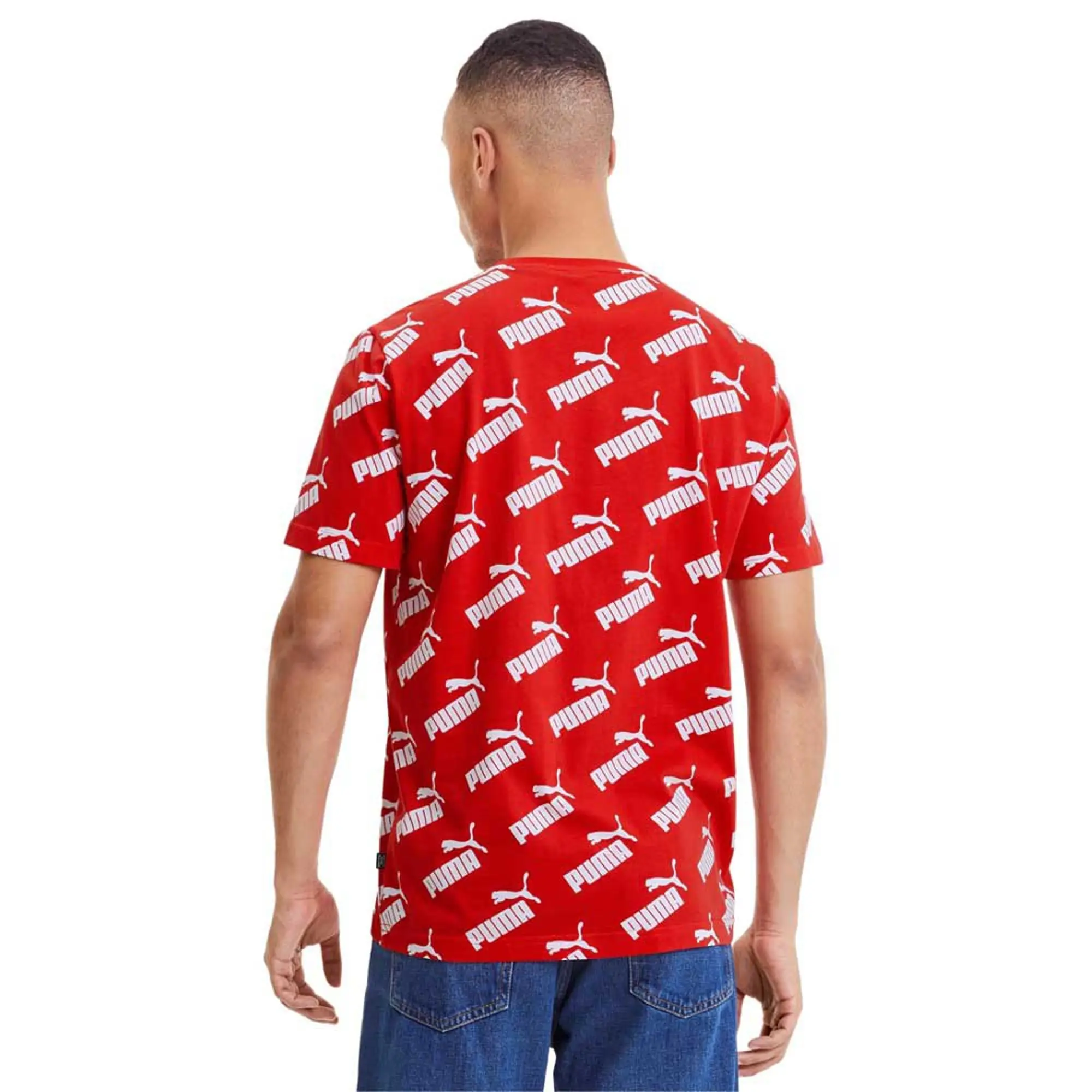Puma Amplified Allover Print Short Sleeve T-shirt