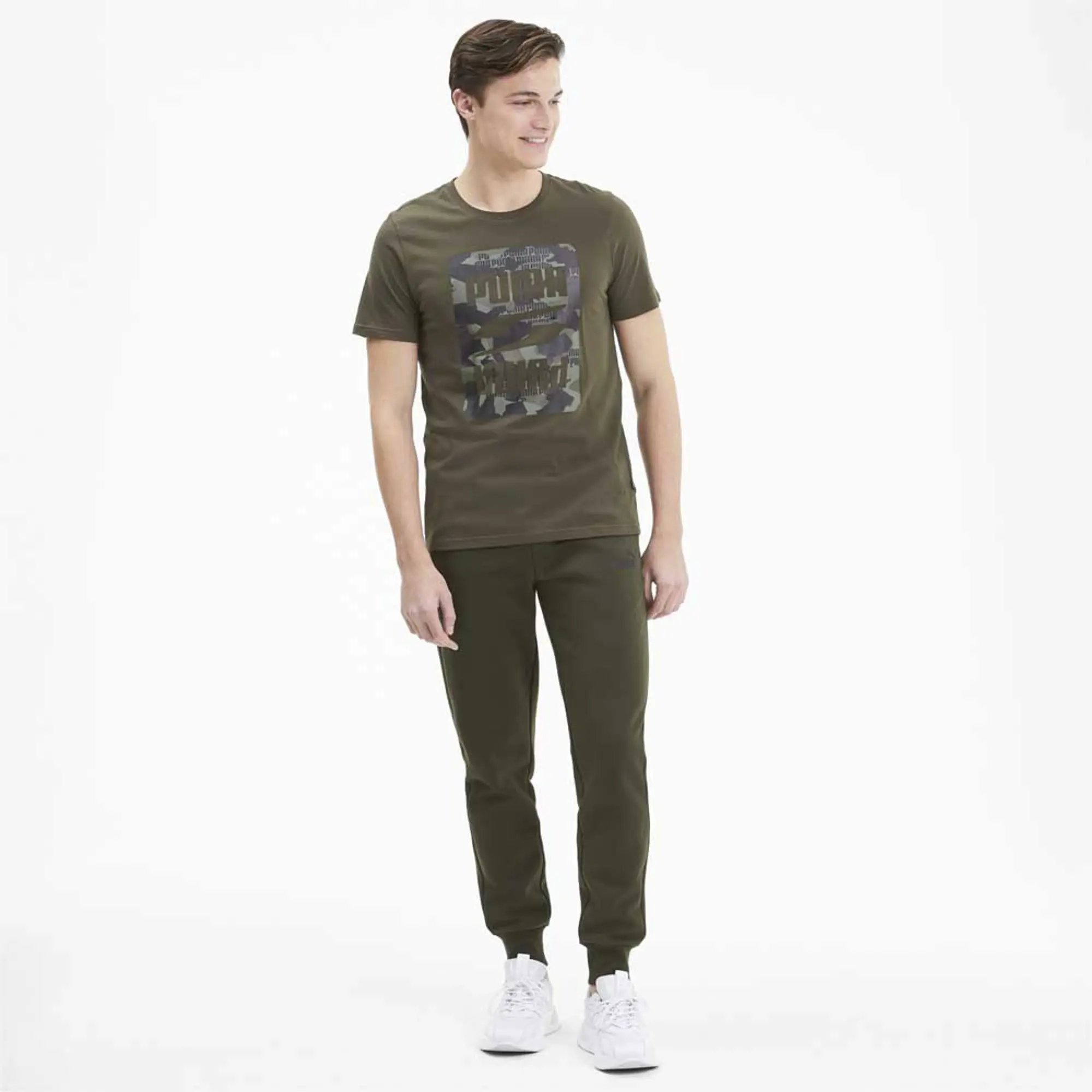 Puma Rebel Camo Graphic Short Sleeve T-shirt
