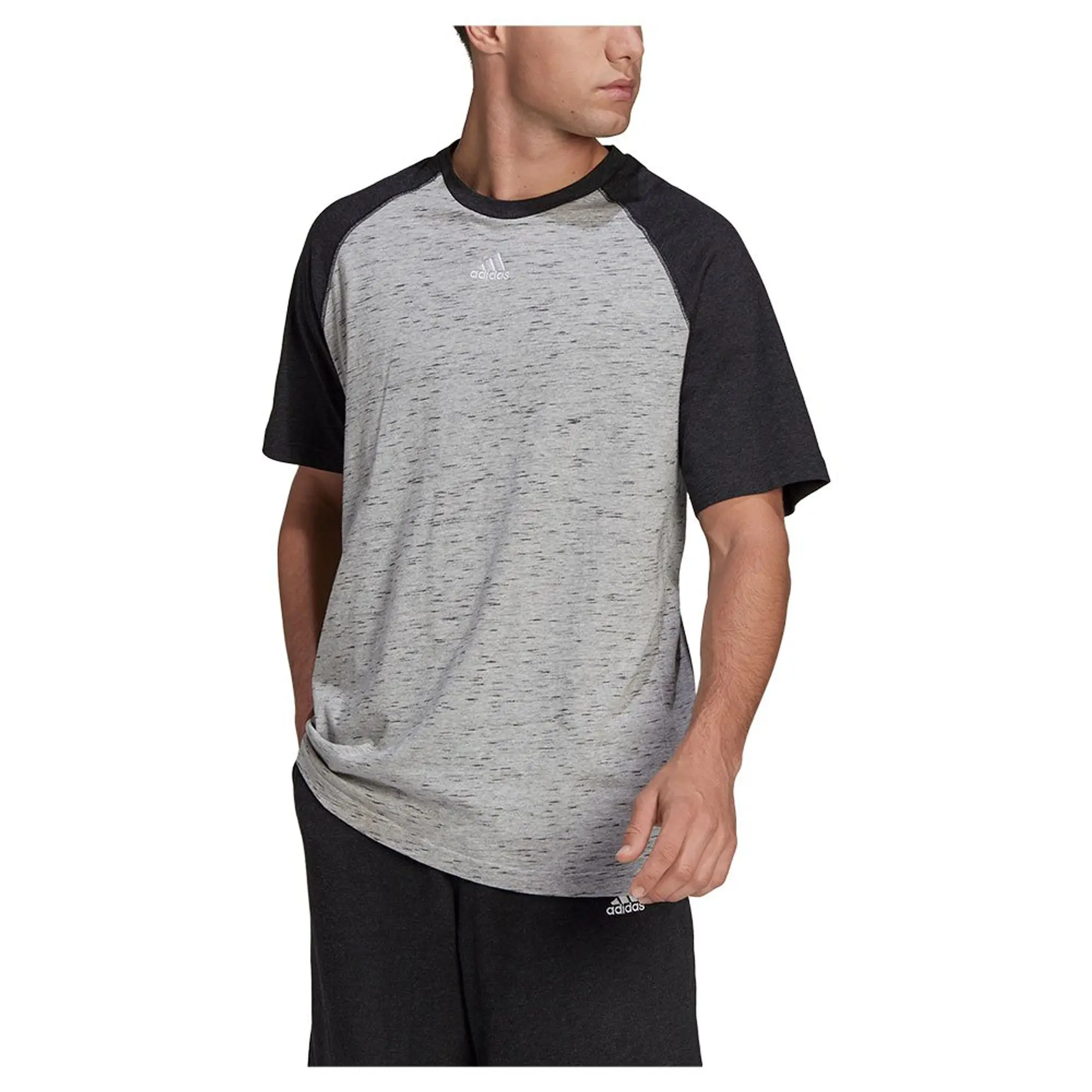 adidas  MEL T-SHIRT  men's T shirt in Grey