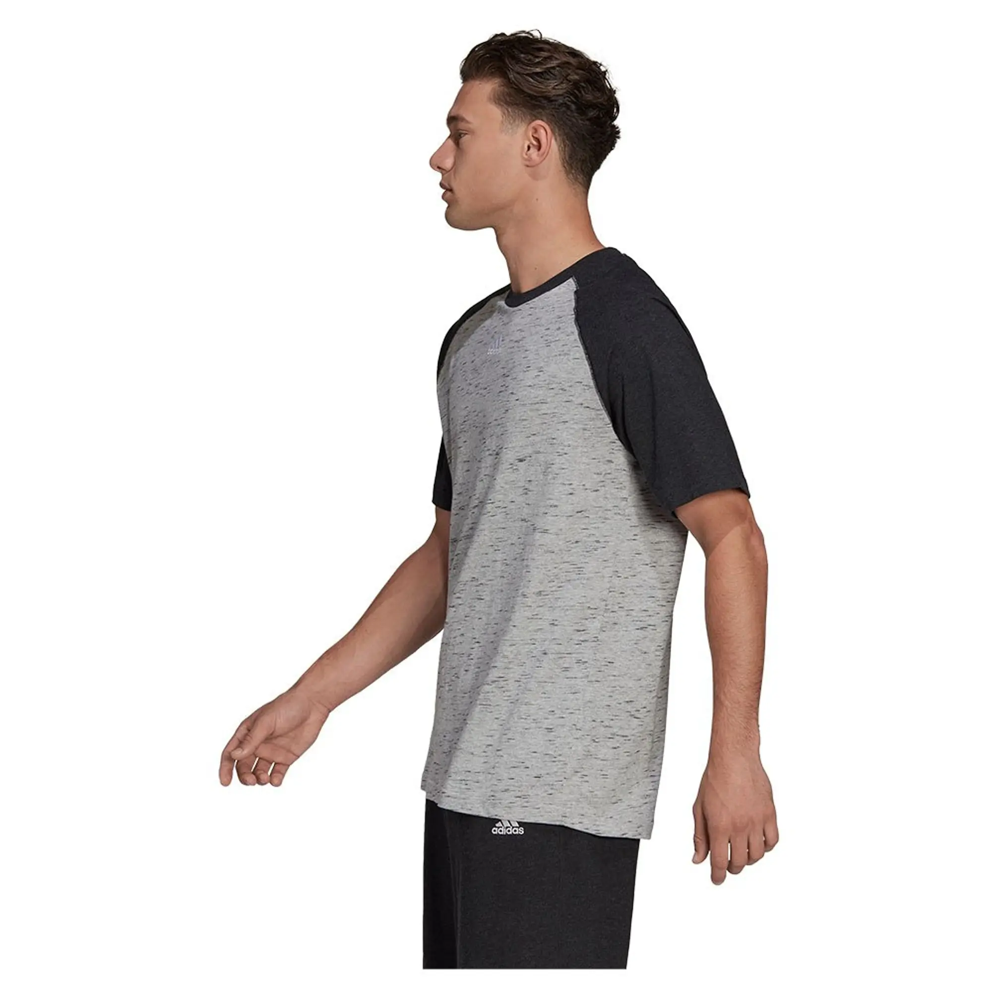 adidas  MEL T-SHIRT  men's T shirt in Grey