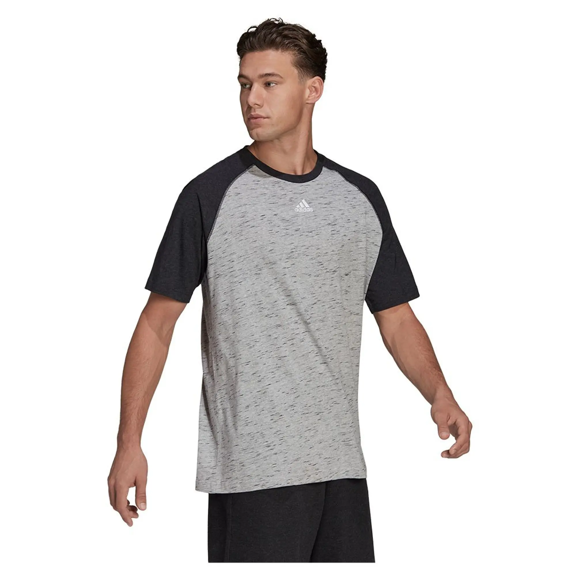 adidas  MEL T-SHIRT  men's T shirt in Grey