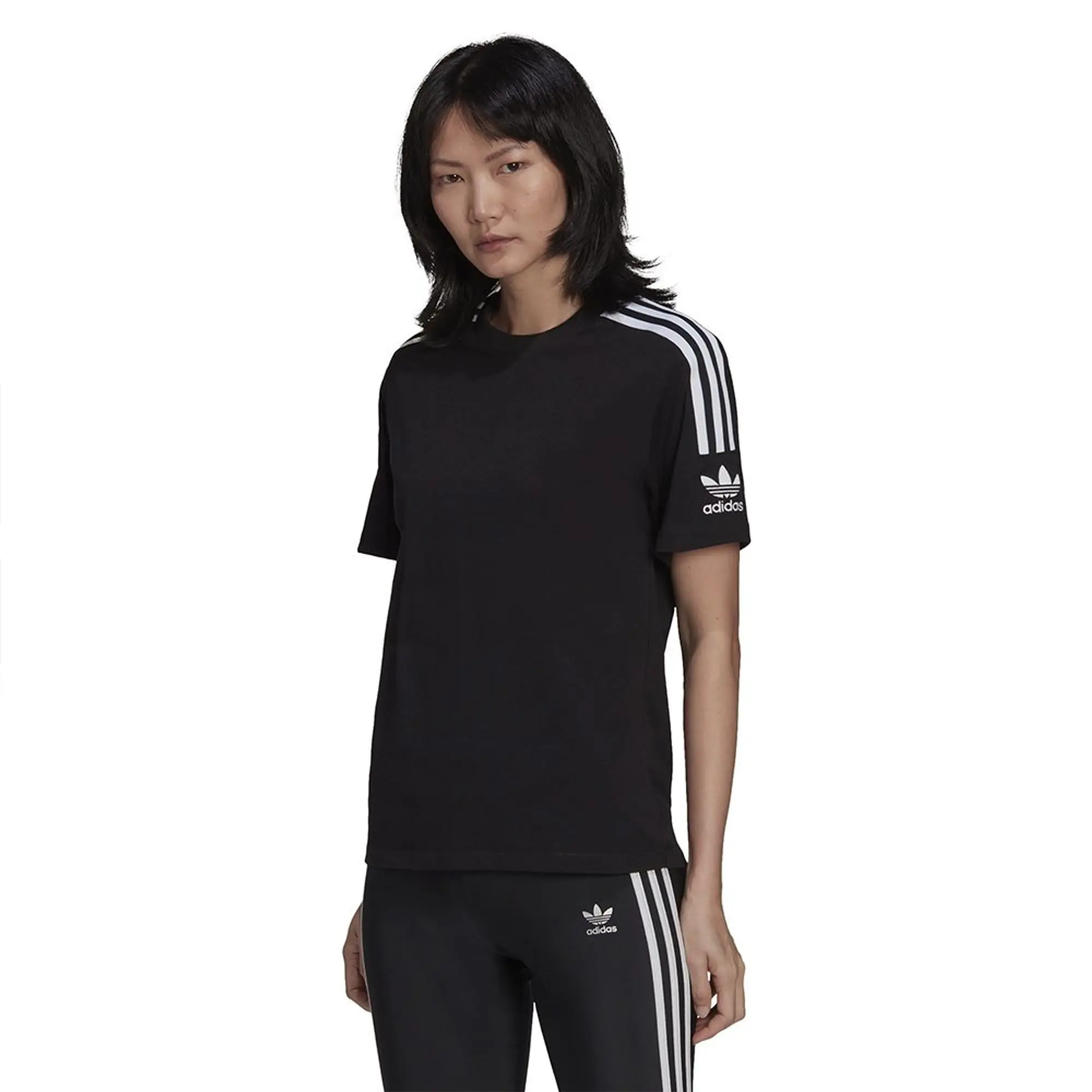 adidas Originals adidas  TIGHT TEE  women's T shirt in Black