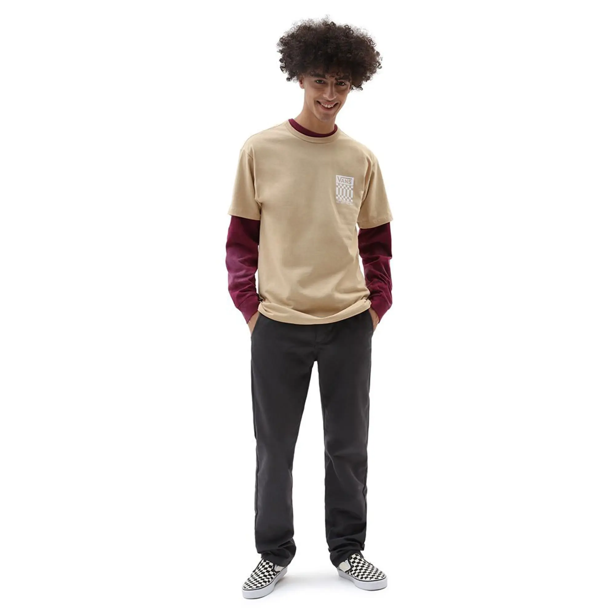 Vans Off The Wall Check Graphic Short Sleeve T-shirt