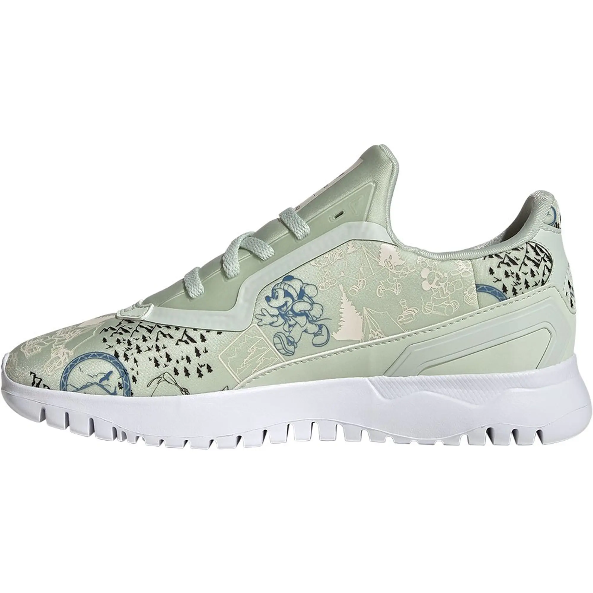 adidas  ORIGINALS FLEX J  girls's Children's Shoes (Trainers) in Beige
