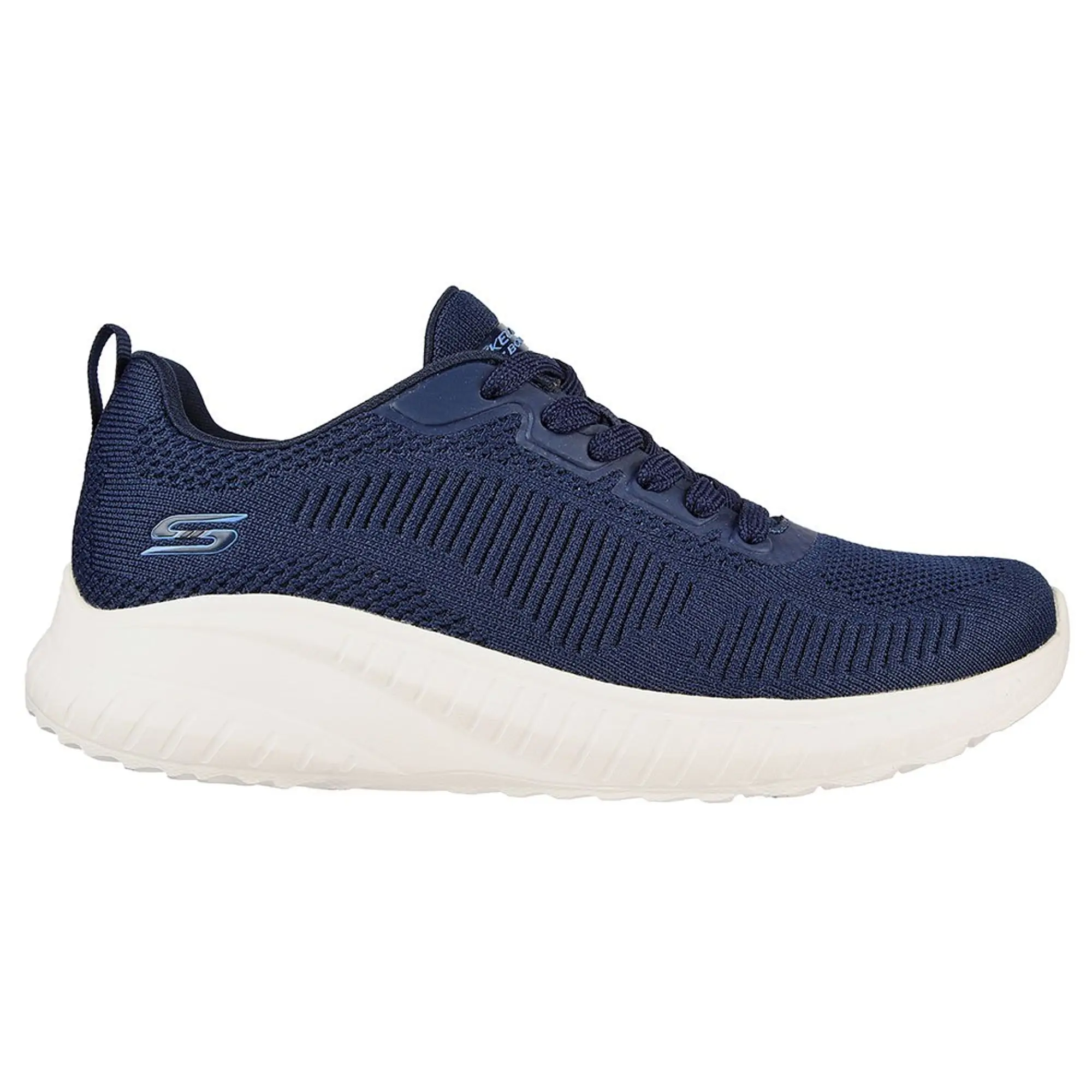 Skechers Women's BOBS Sport Squad Chaos - Face Off Sneaker in Navy Blue
