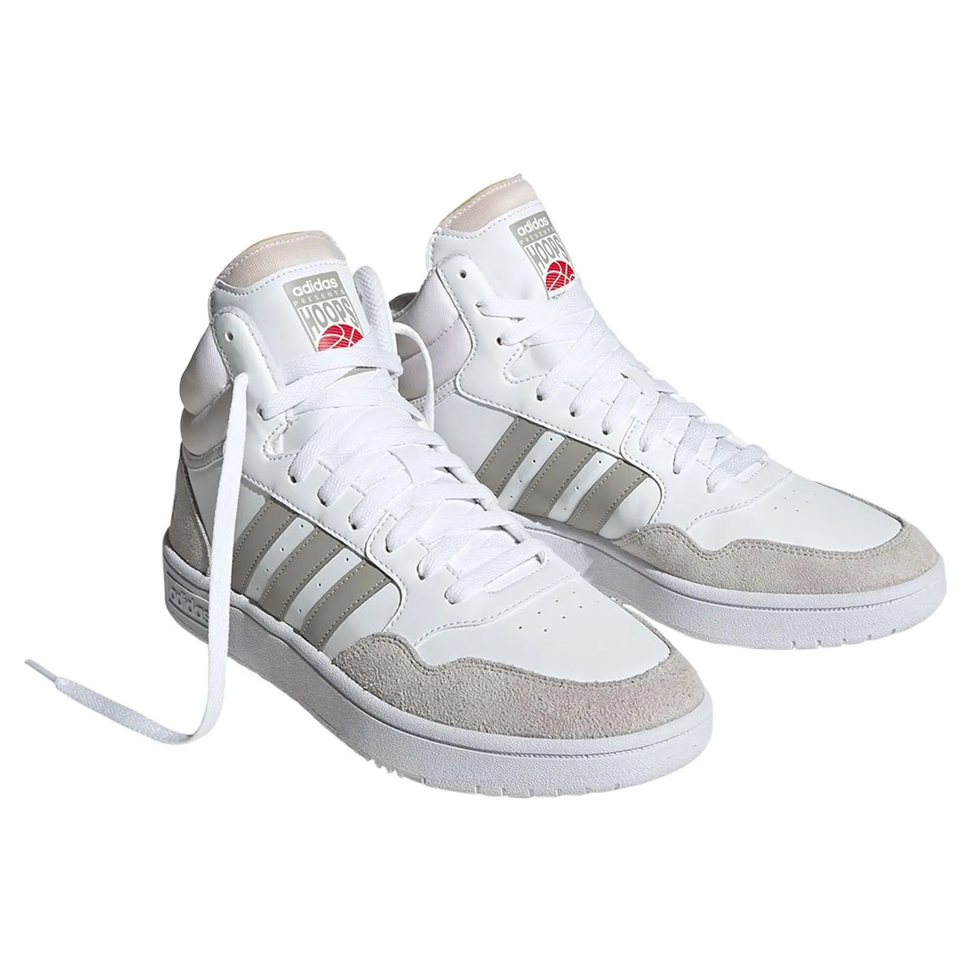 adidas  HOOPS 3.0 MID  men's Shoes (High-top Trainers) in White