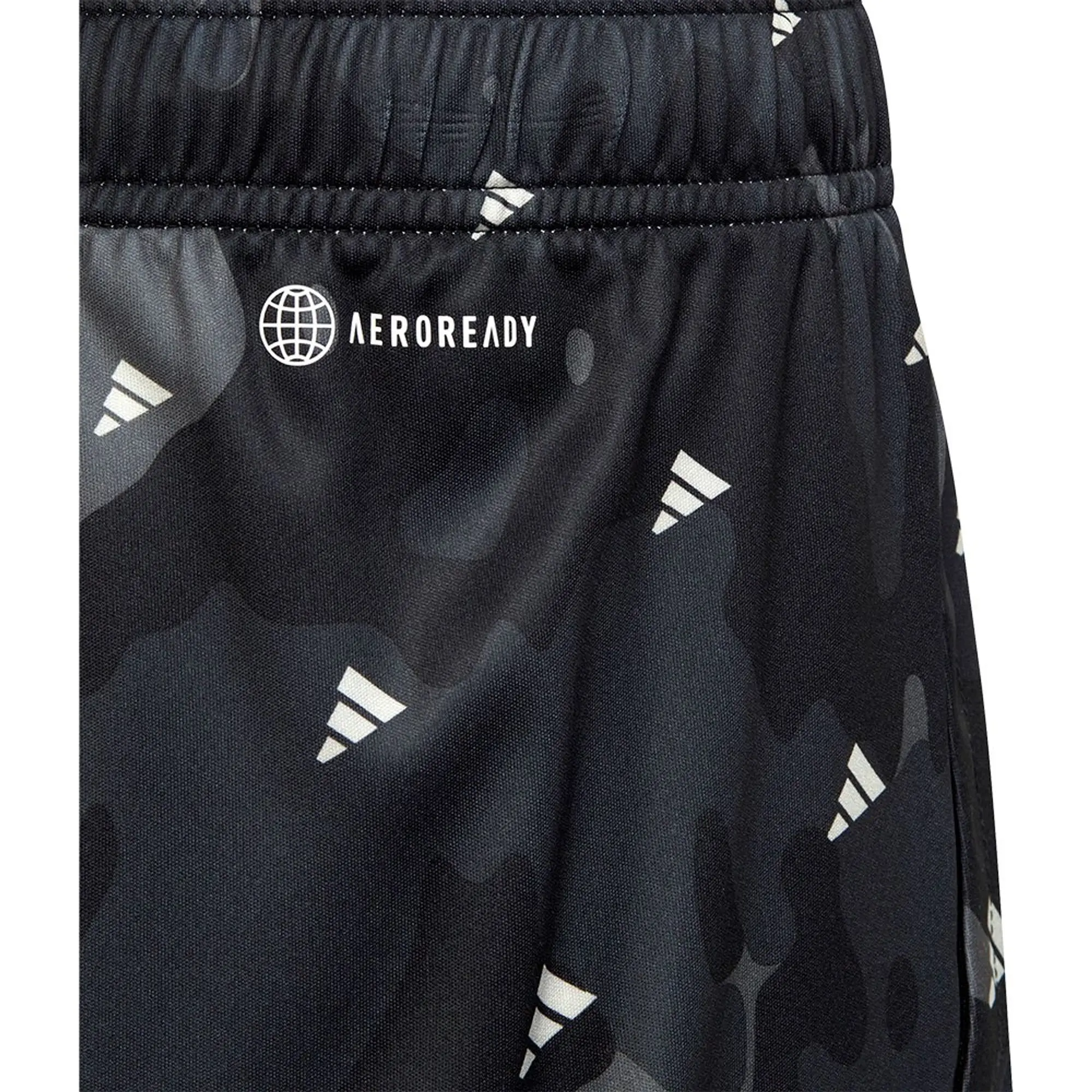 adidas Train Essentials Seasonal Aeroready Allover Print Gym Short Unisex Kids - Grey