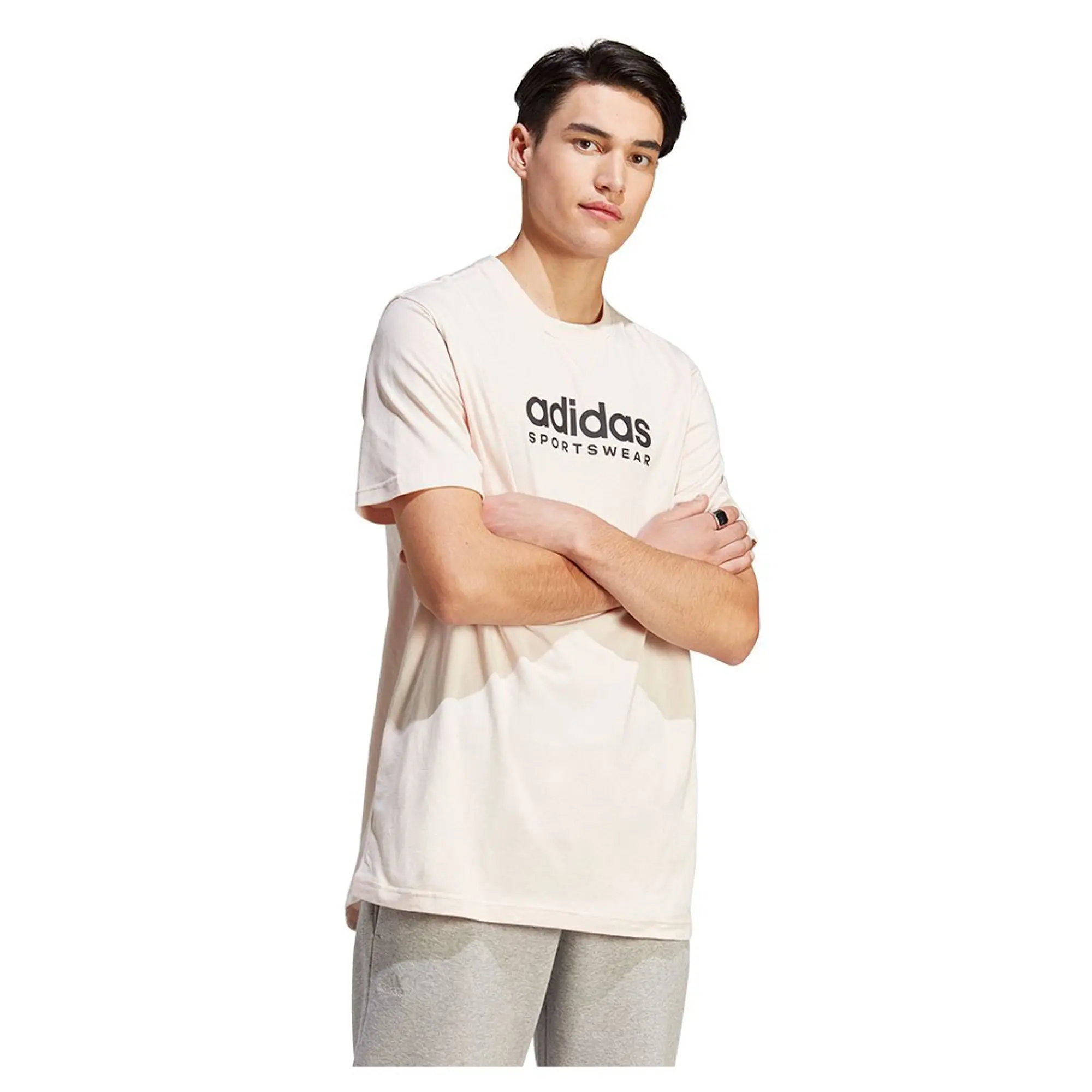 adidas  ALL SZN G T  men's T shirt in Beige