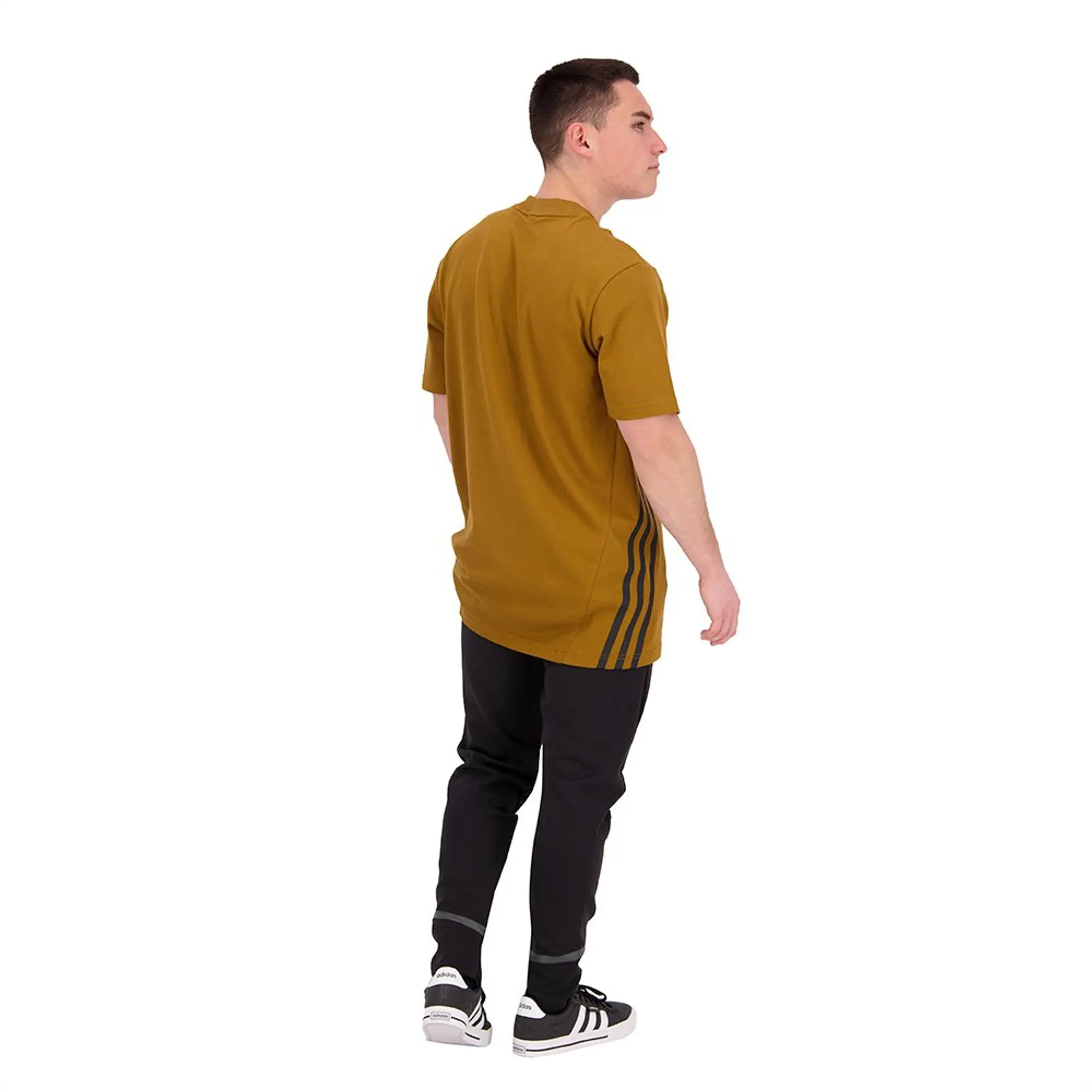adidas  FI 3S T  men's T shirt in Kaki