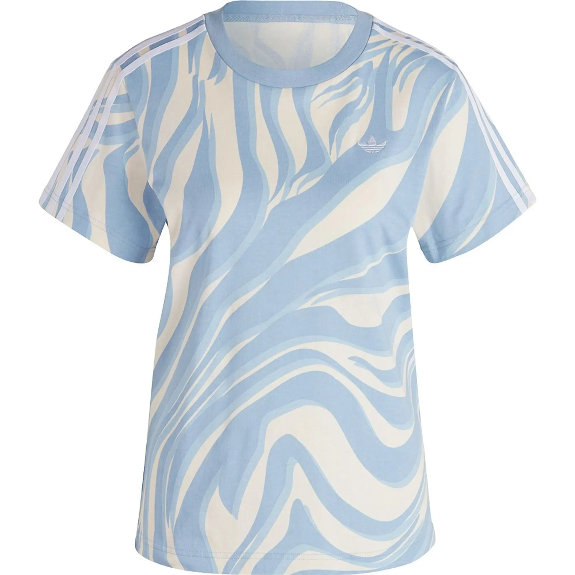 Adidas Originals Abstract Allover Animal Print Short Sleeve T-shirt