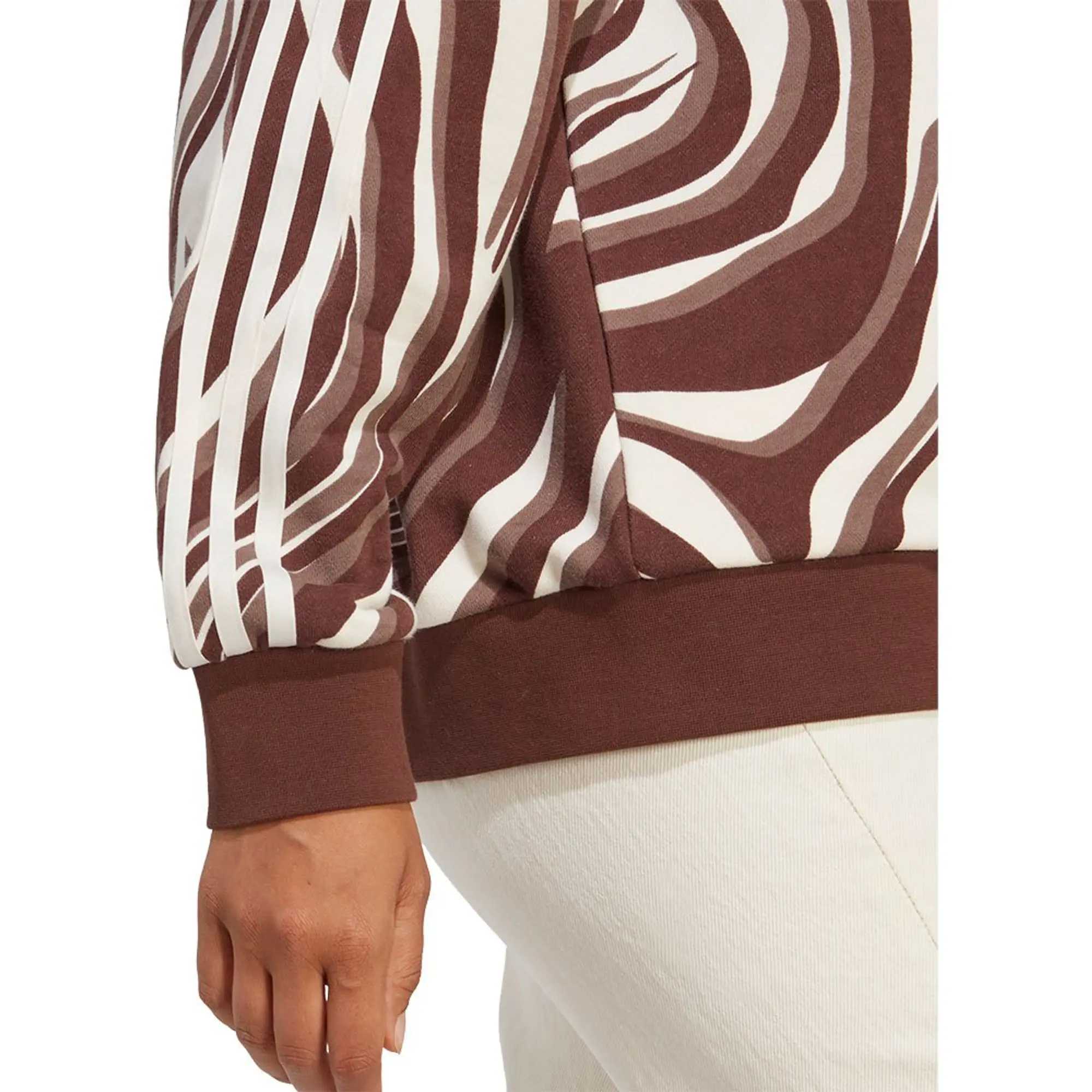 Adidas Originals Abstract Allover Animal Print Sweatshirt
