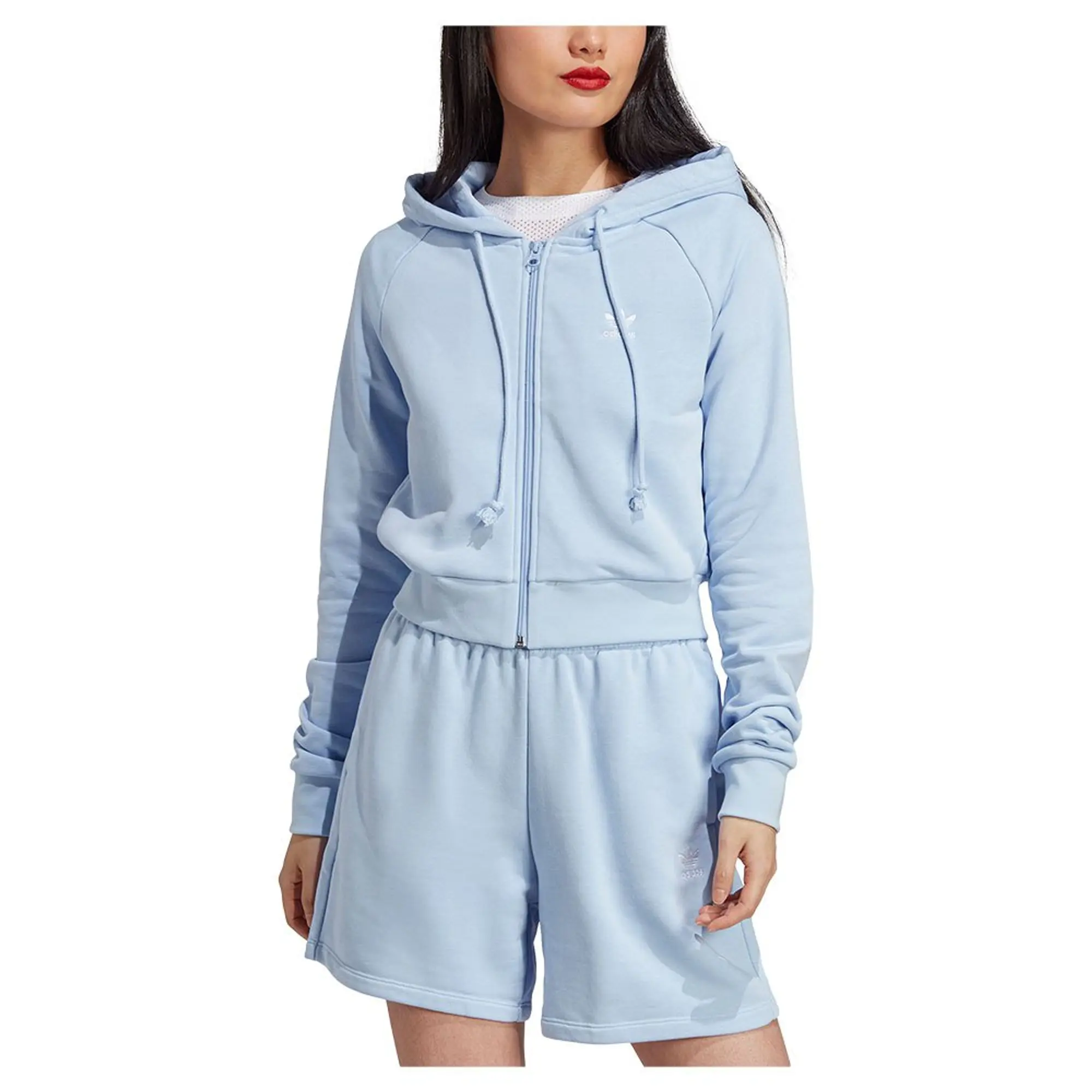 Adidas Originals Cropped Tt Full Zip Sweatshirt