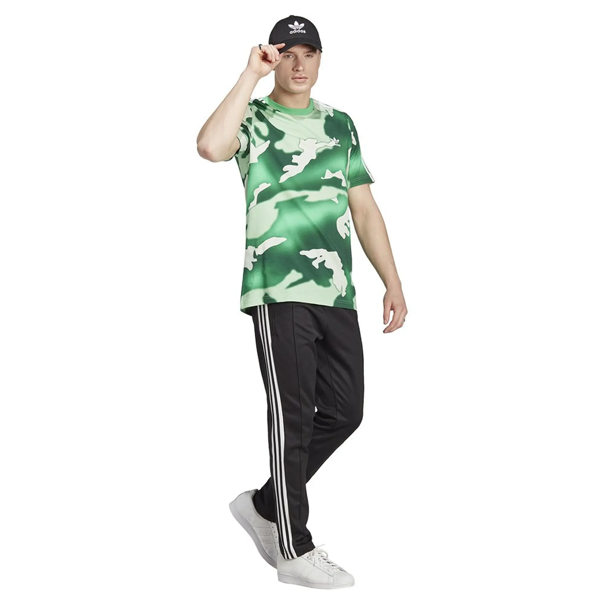 Adidas Originals Graphics Camo Allover Print Short Sleeve T-shirt