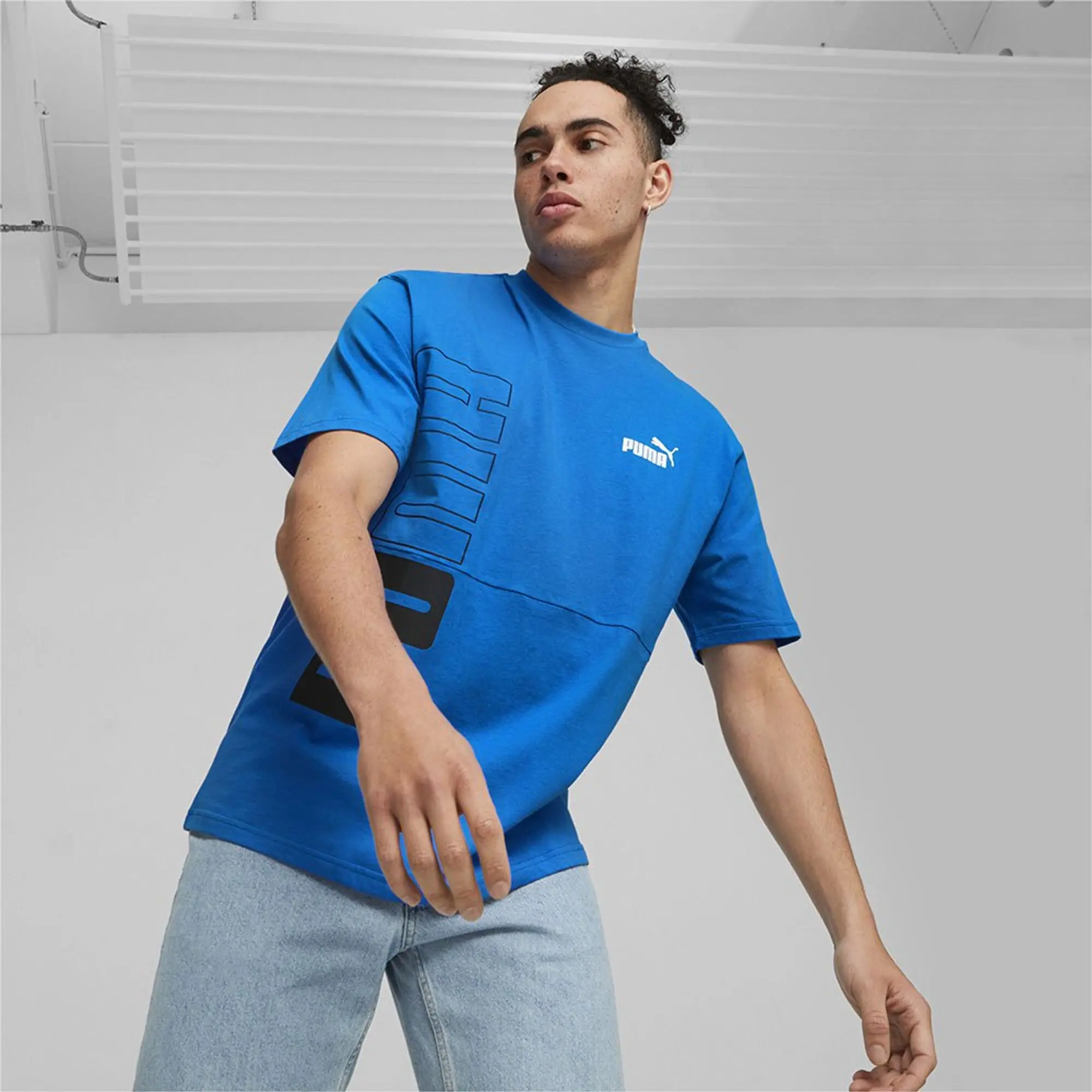 Puma Power Colorblock Short Sleeve T-shirt