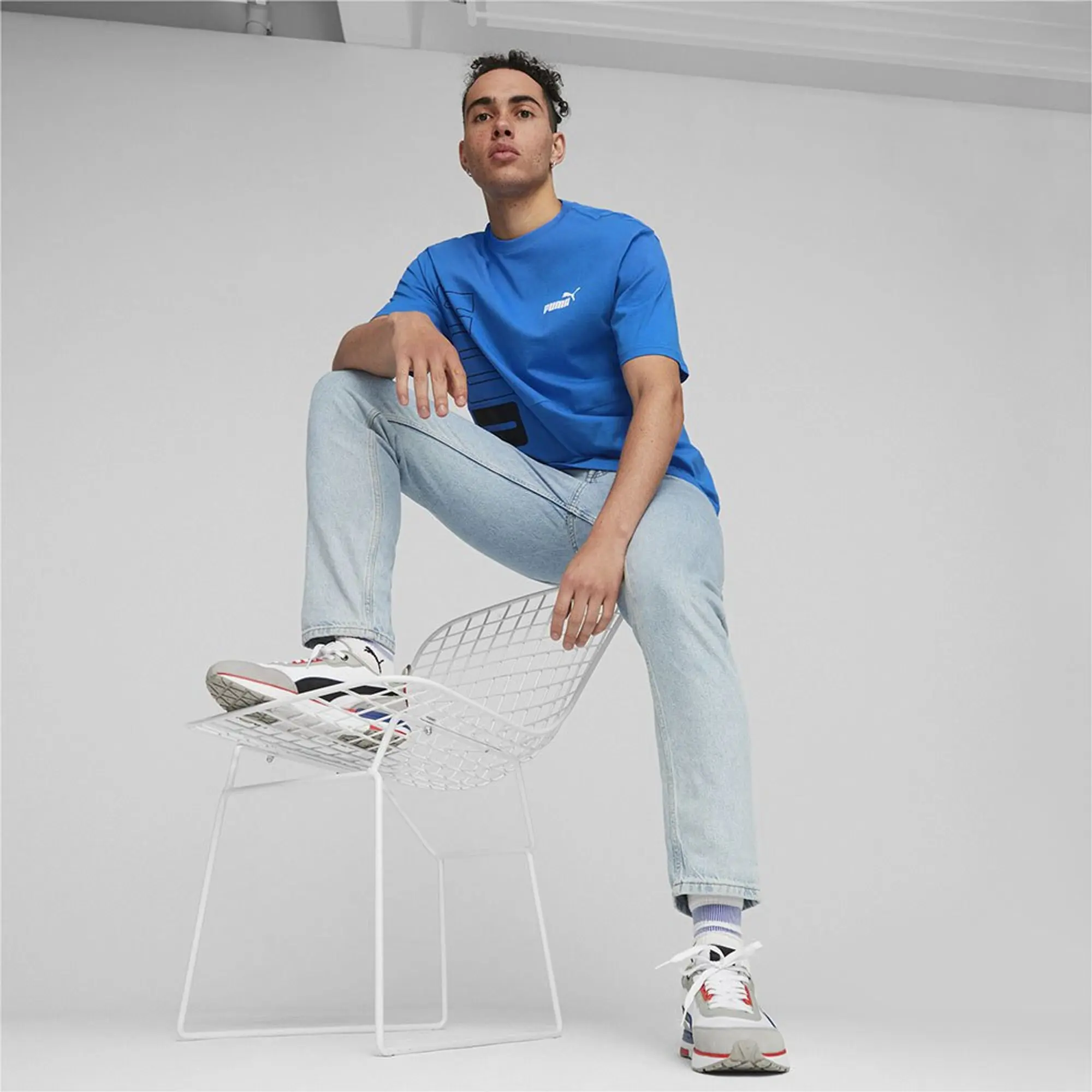 Puma Power Colorblock Short Sleeve T-shirt