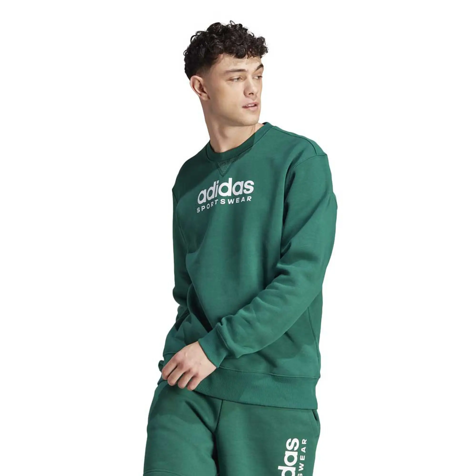 adidas All SZN Fleece Graphic Sweatshirt - Green