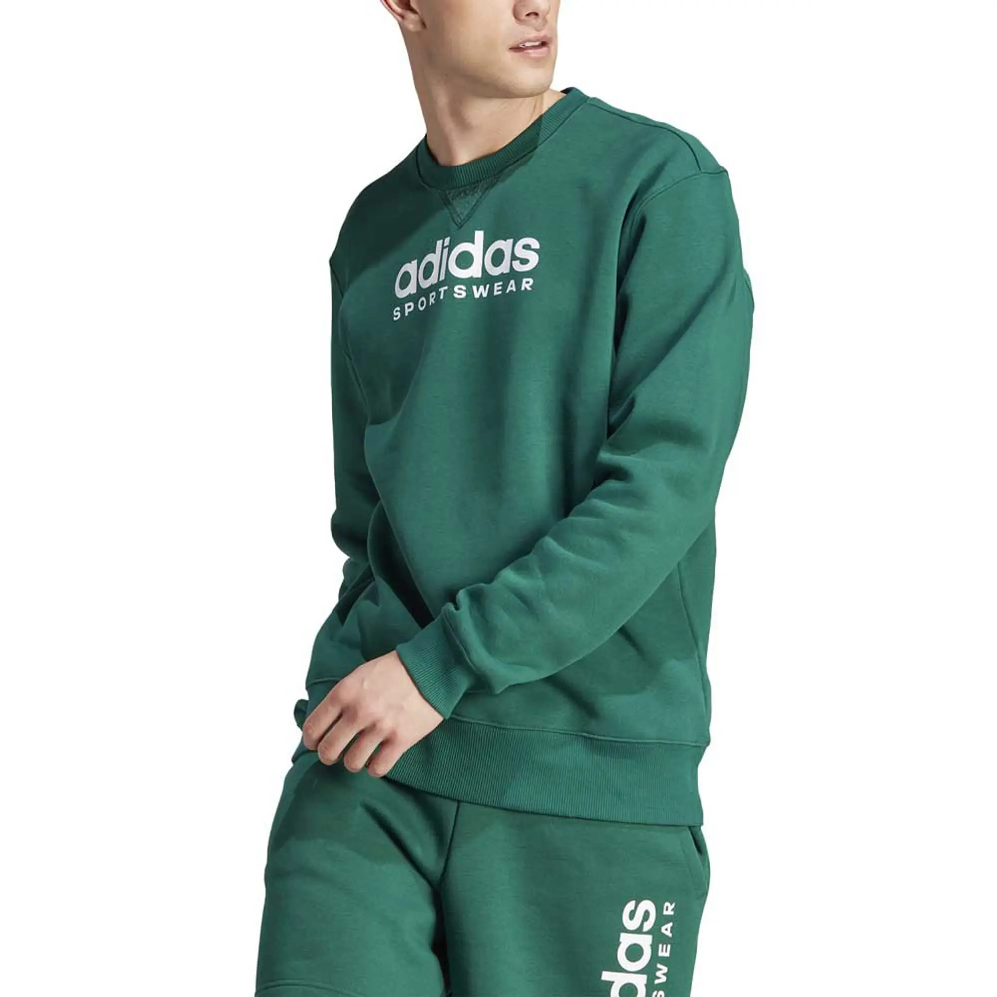 adidas All SZN Fleece Graphic Sweatshirt - Green