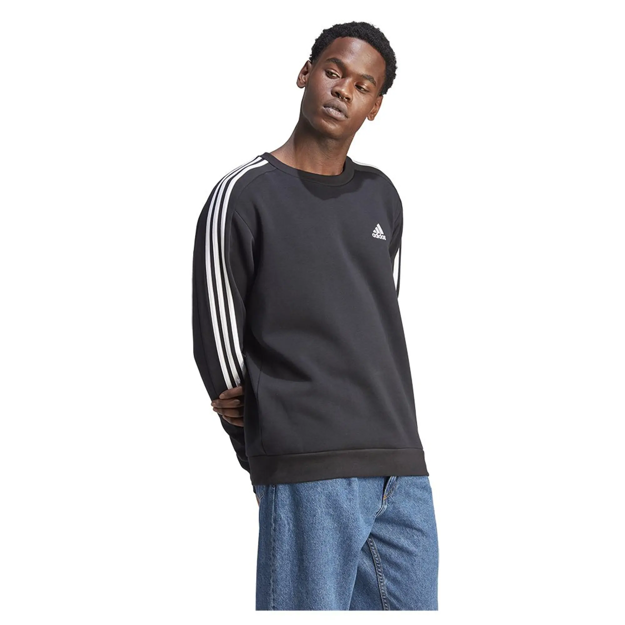 Adidas Essentials Fleece 3 Stripes Sweatshirt