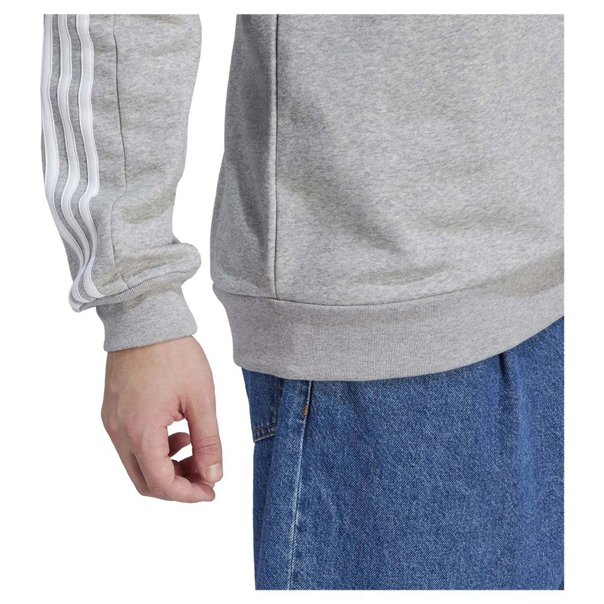 Adidas Essentials Fleece 3 Stripes Sweatshirt