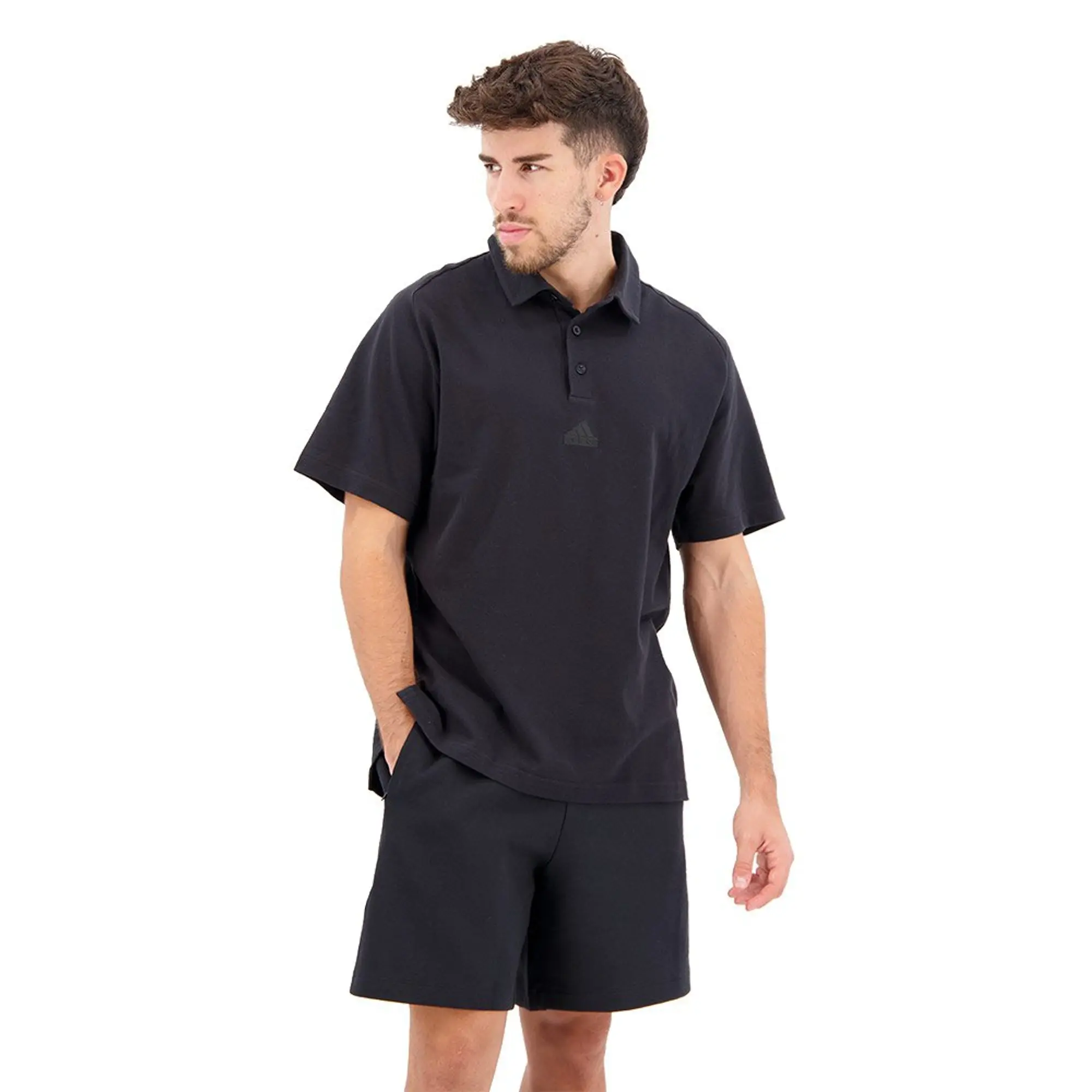 adidas Z.N.E. Premium Polo Shirt - Black
