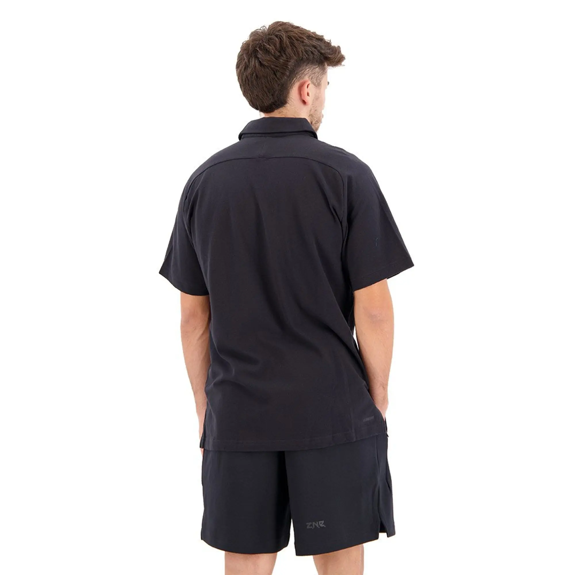 adidas Z.N.E. Premium Polo Shirt - Black
