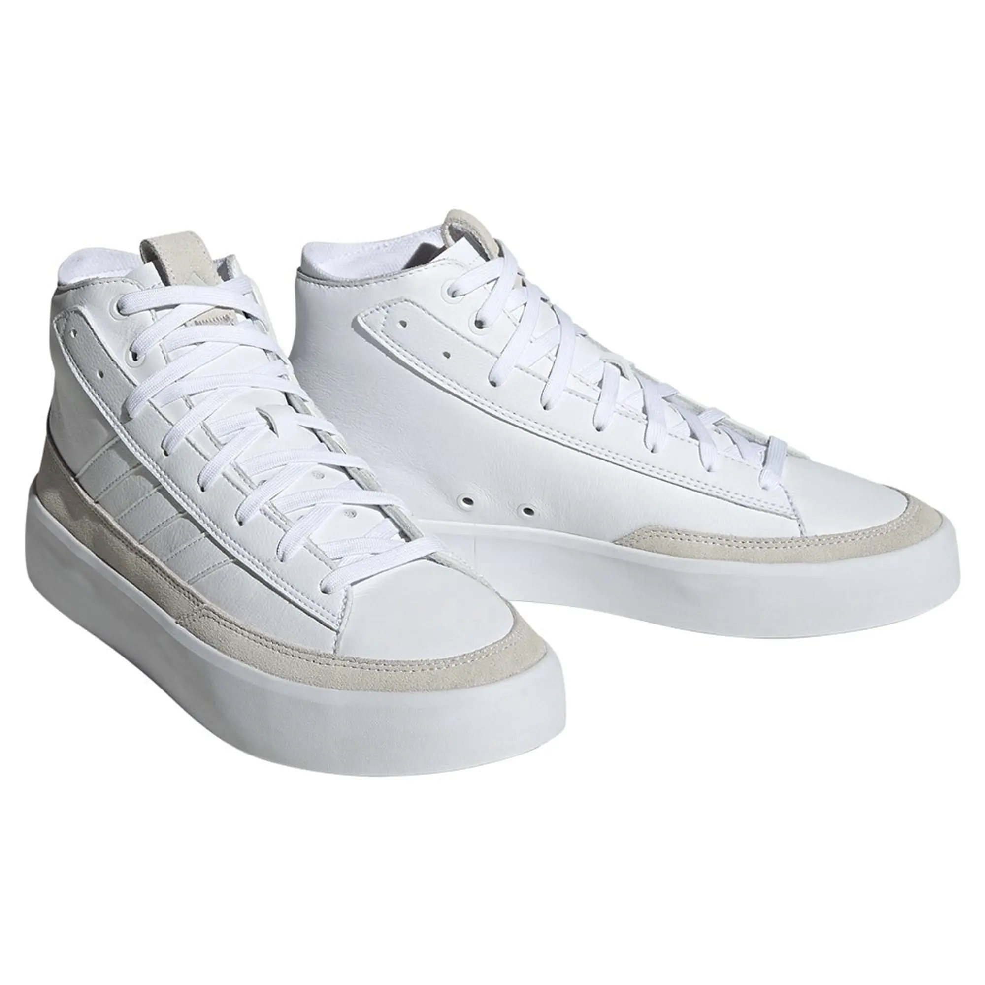 adidas  ZNSORED HI PREM LEATHER  women's Shoes (High-top Trainers) in White