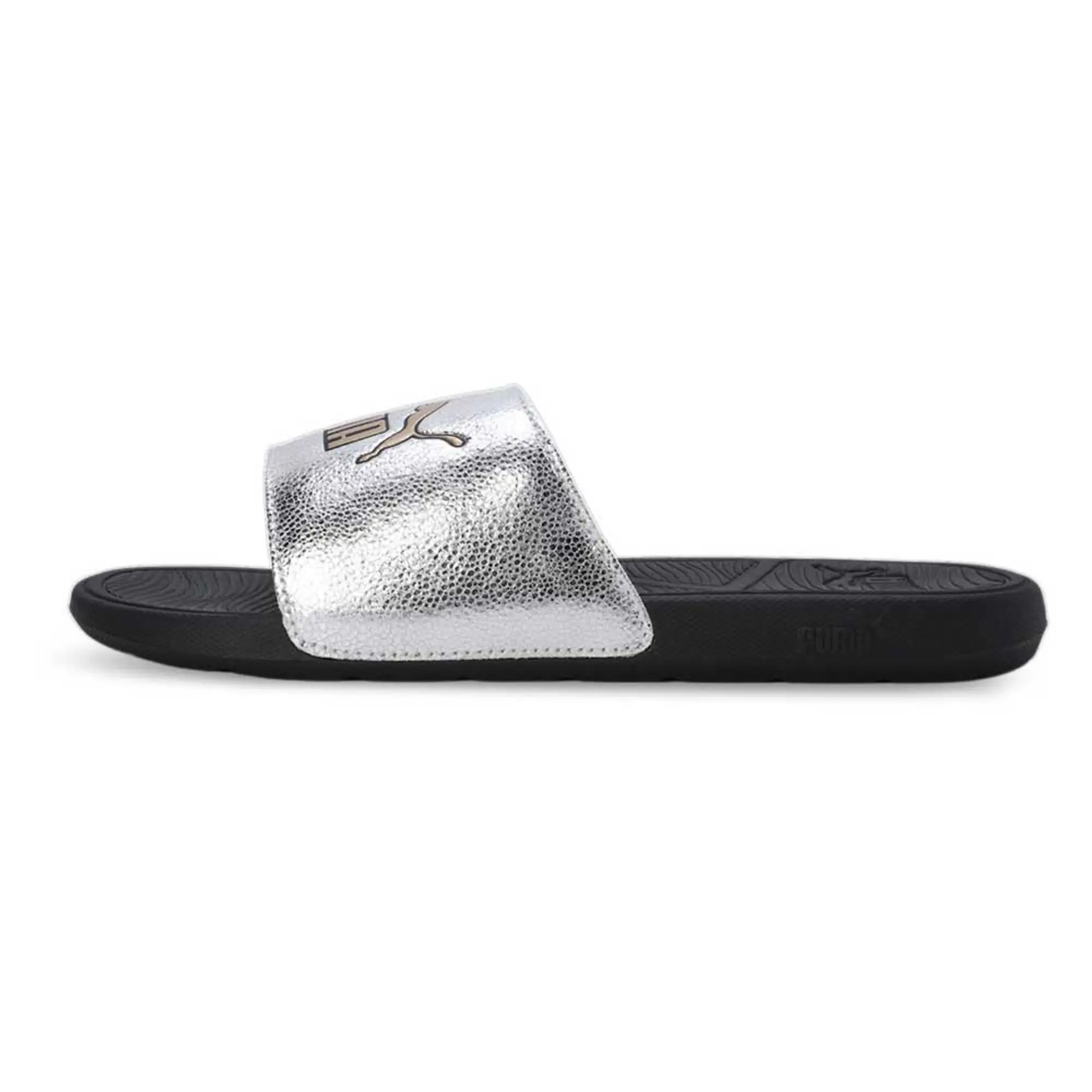 Puma metallic slides on sale