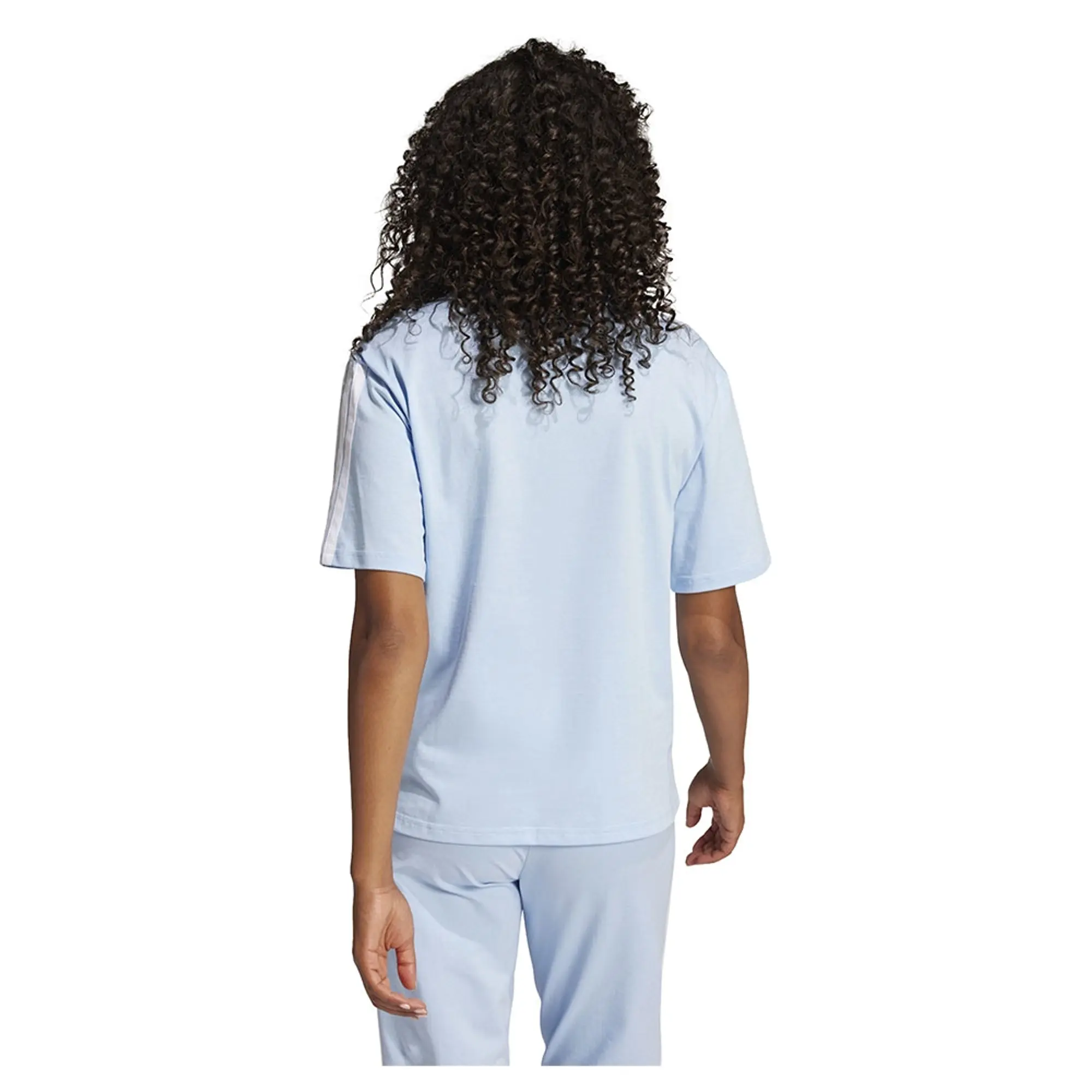 adidas 3 Stripe T-Shirt - Blue