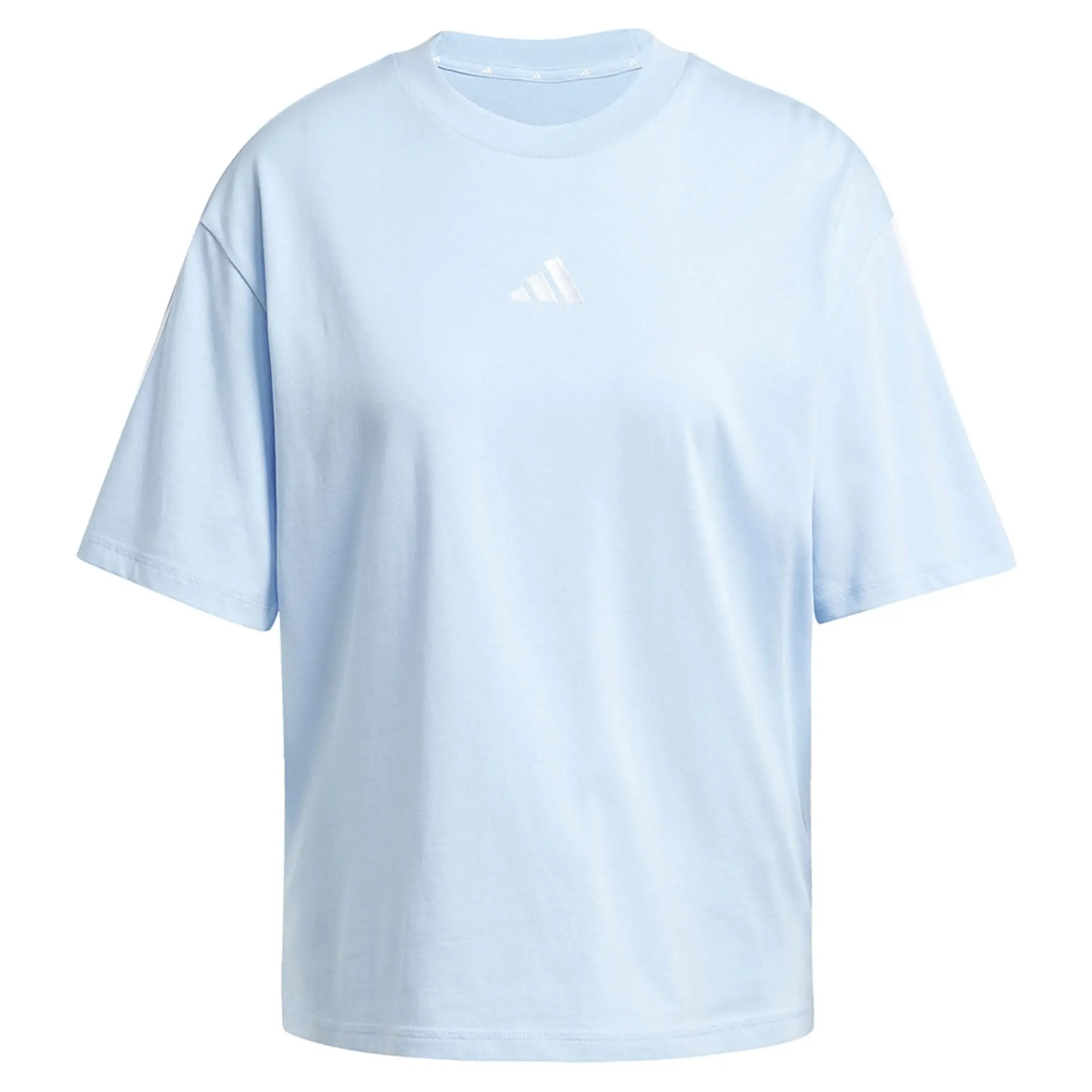 adidas 3 Stripe T-Shirt - Blue